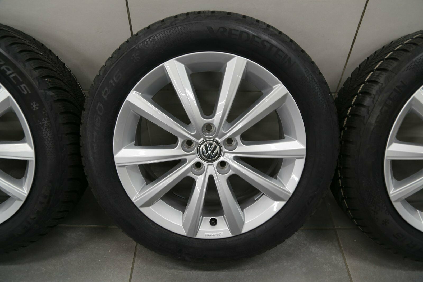 16 inch Merano lichtmetalen velgen origineel VW Polo VI 6 AW1 winterwielen 2G0601025AF