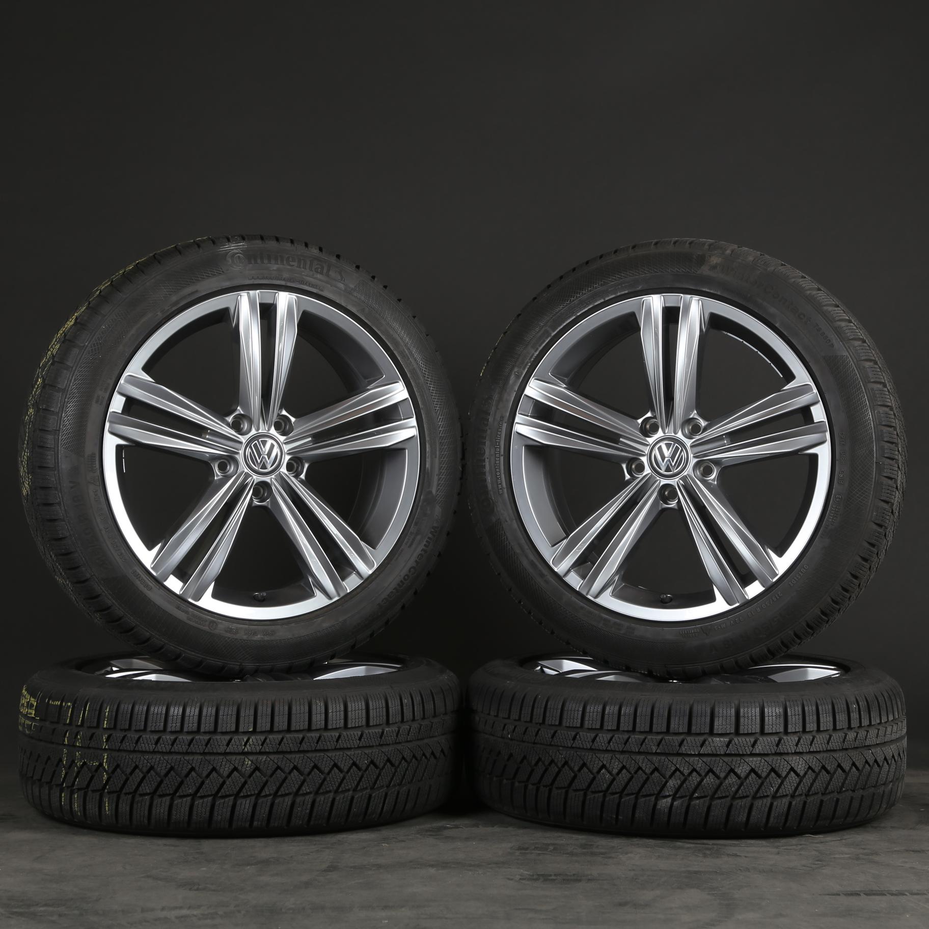 18 pouces roues d'hiver d'origine VW T-Roc A11 Sebring 2GA601025G pneus d'hiver