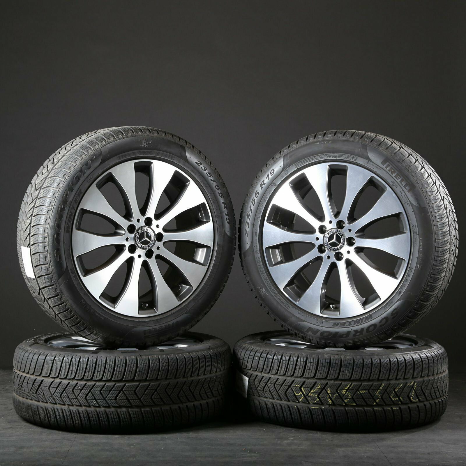 19 pouces roues d'hiver originales Mercedes GLC C253 X253 SUV Coupe A2534012200