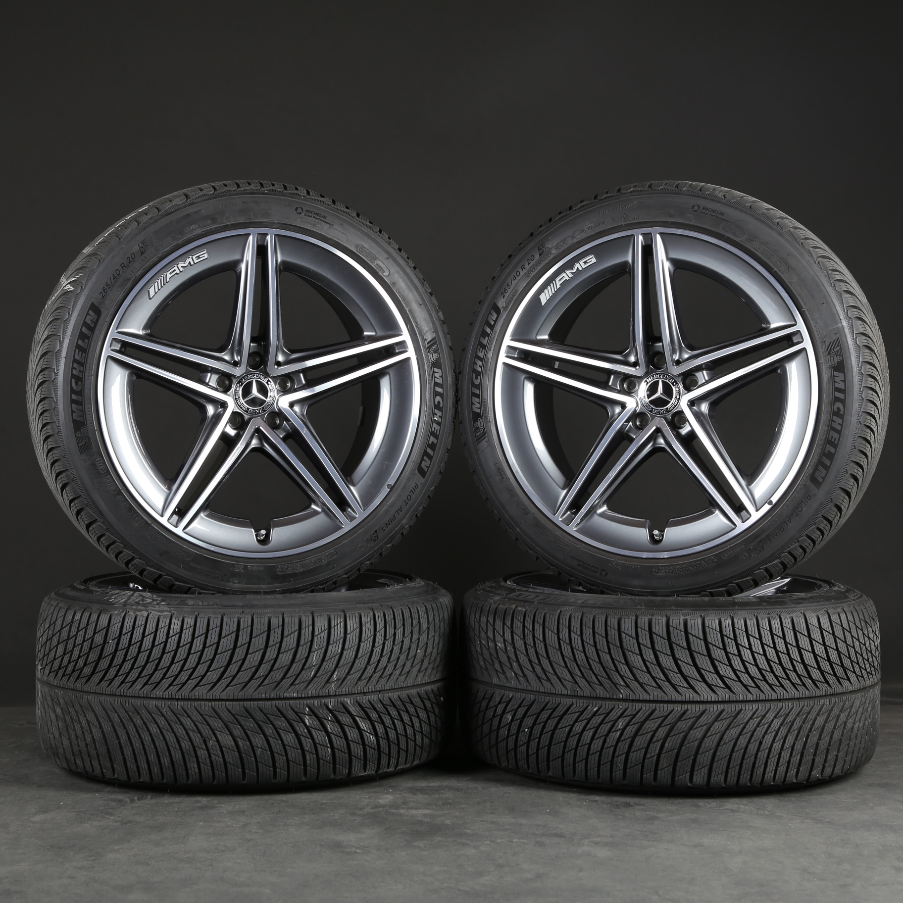 20 pouces roues d'hiver d'origine Mercedes X290 A2904010500 AMG GT 43 53 63 S