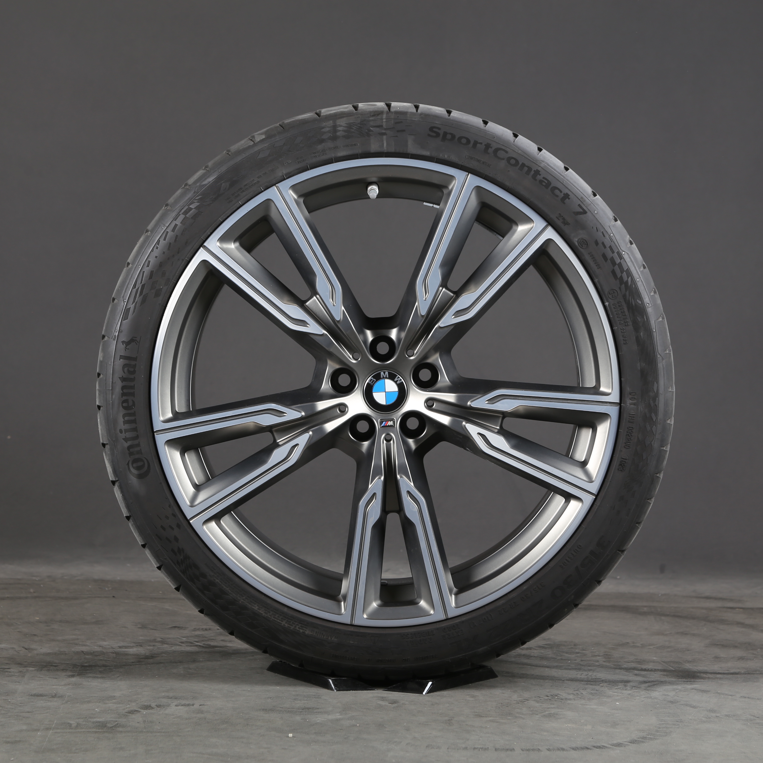 22 pouces roues d'été d'origine BMW X6 G06 X5 G05 Jantes en aluminium M747 8072002 8072003
