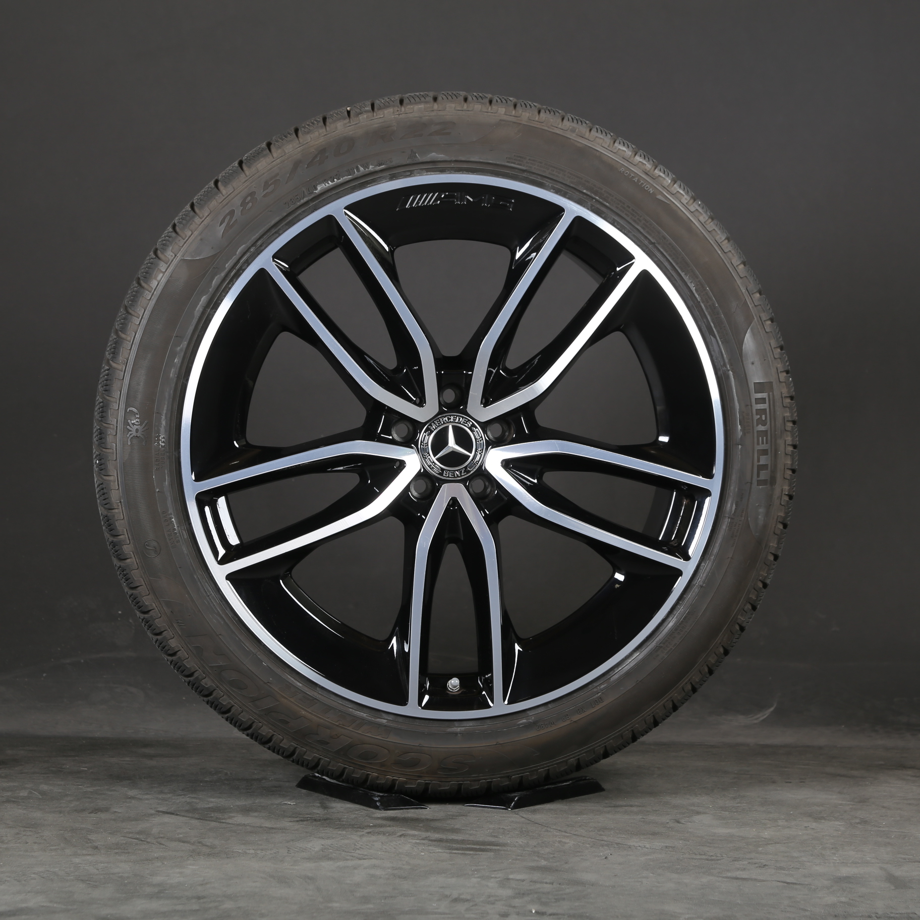 22 pouces roues d'hiver d'origine Mercedes AMG GLE V167 A1674013600 pneus d'hiver
