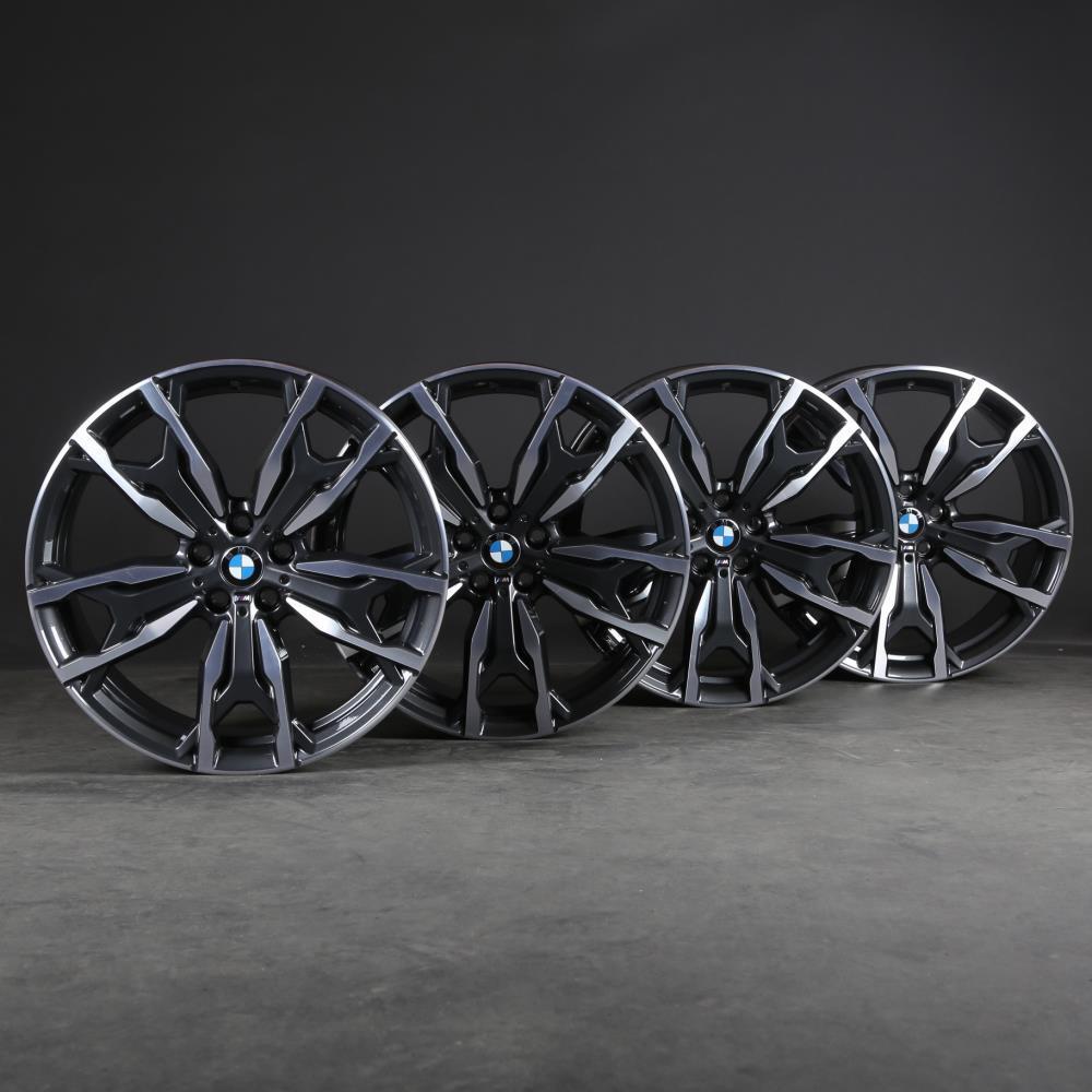 20 tommer fælge original BMW X3 X4 G01 G02 M787 8073791 Aluminiumsfælge sæt