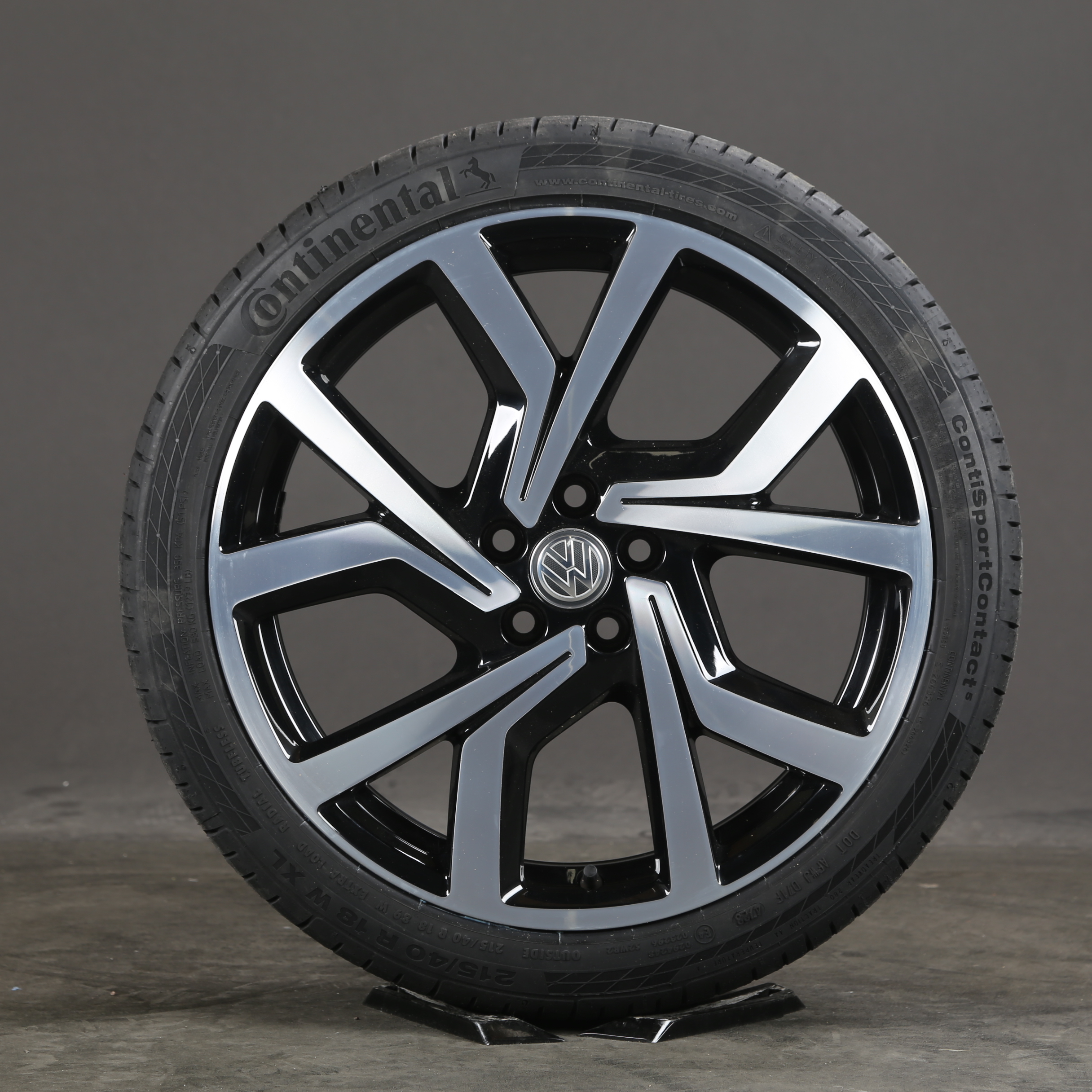 18 pouces roues d'été d'origine VW Polo VI AW1 Brescia 2G0601025AC GTI pneus d'été