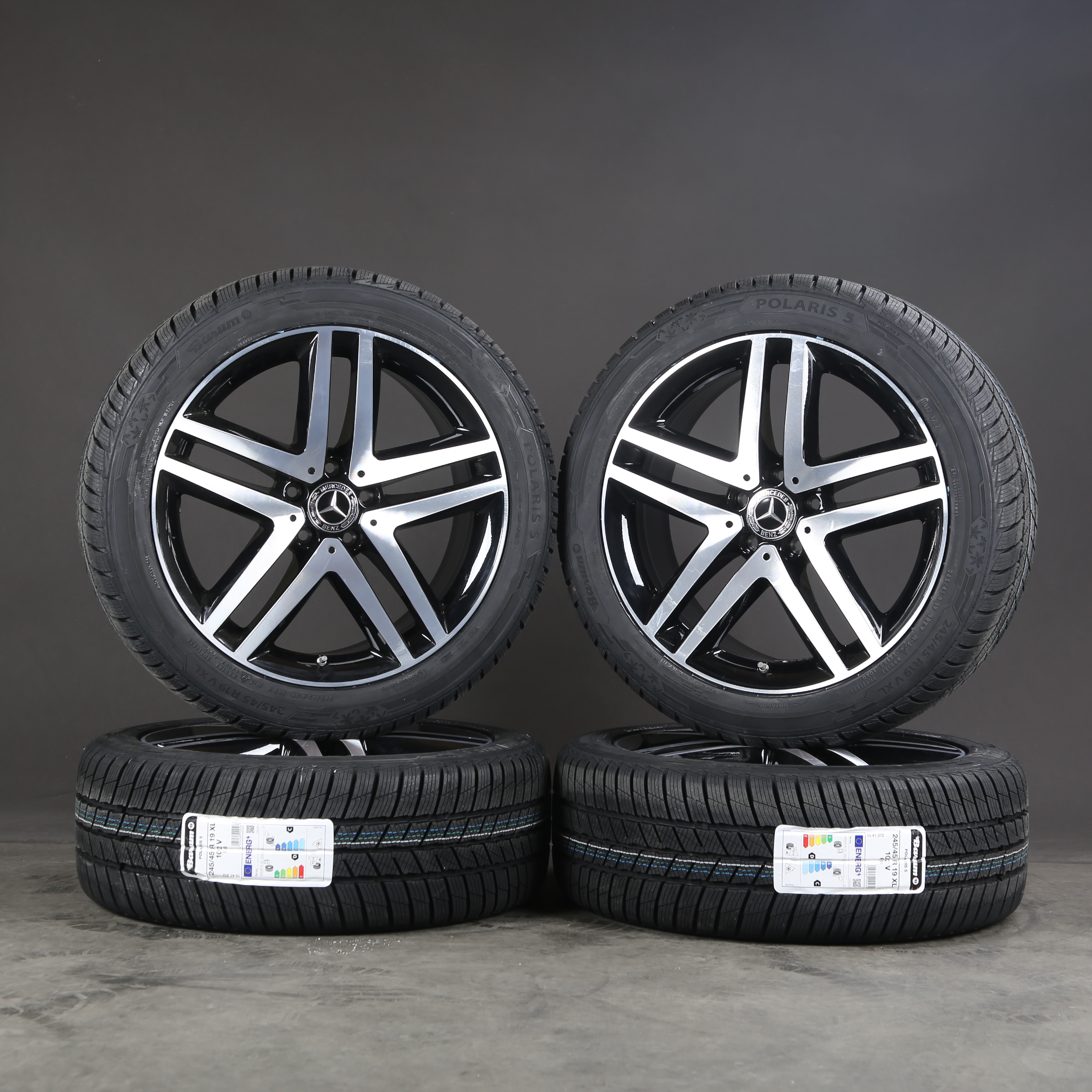 19 pouces roues d'hiver d'origine Mercedes Classe V W447 A4474014500 pneus d'hiver