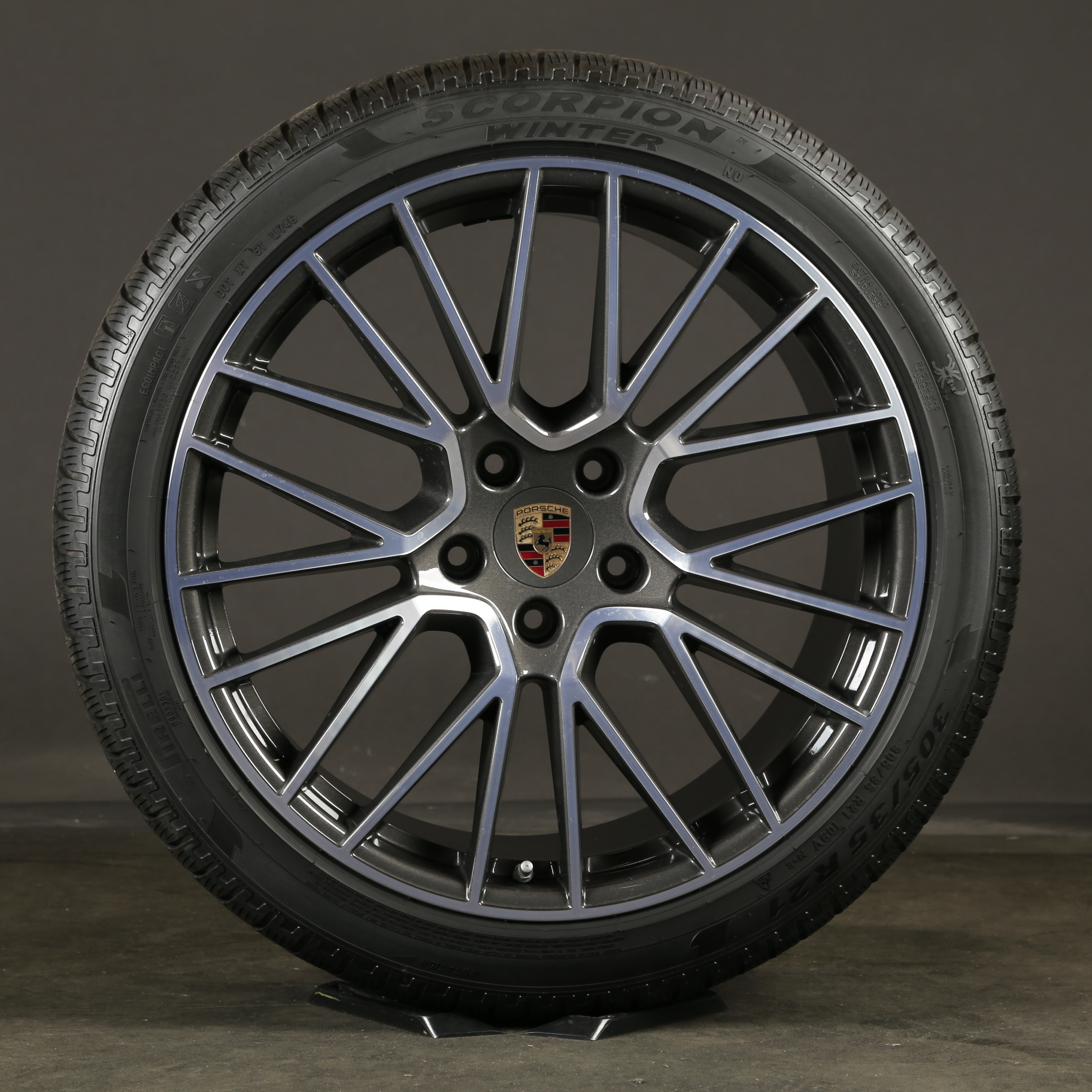 21 pouces roues d'hiver d'origine Porsche Cayenne E3 9Y RS Spyder 9Y0601025K