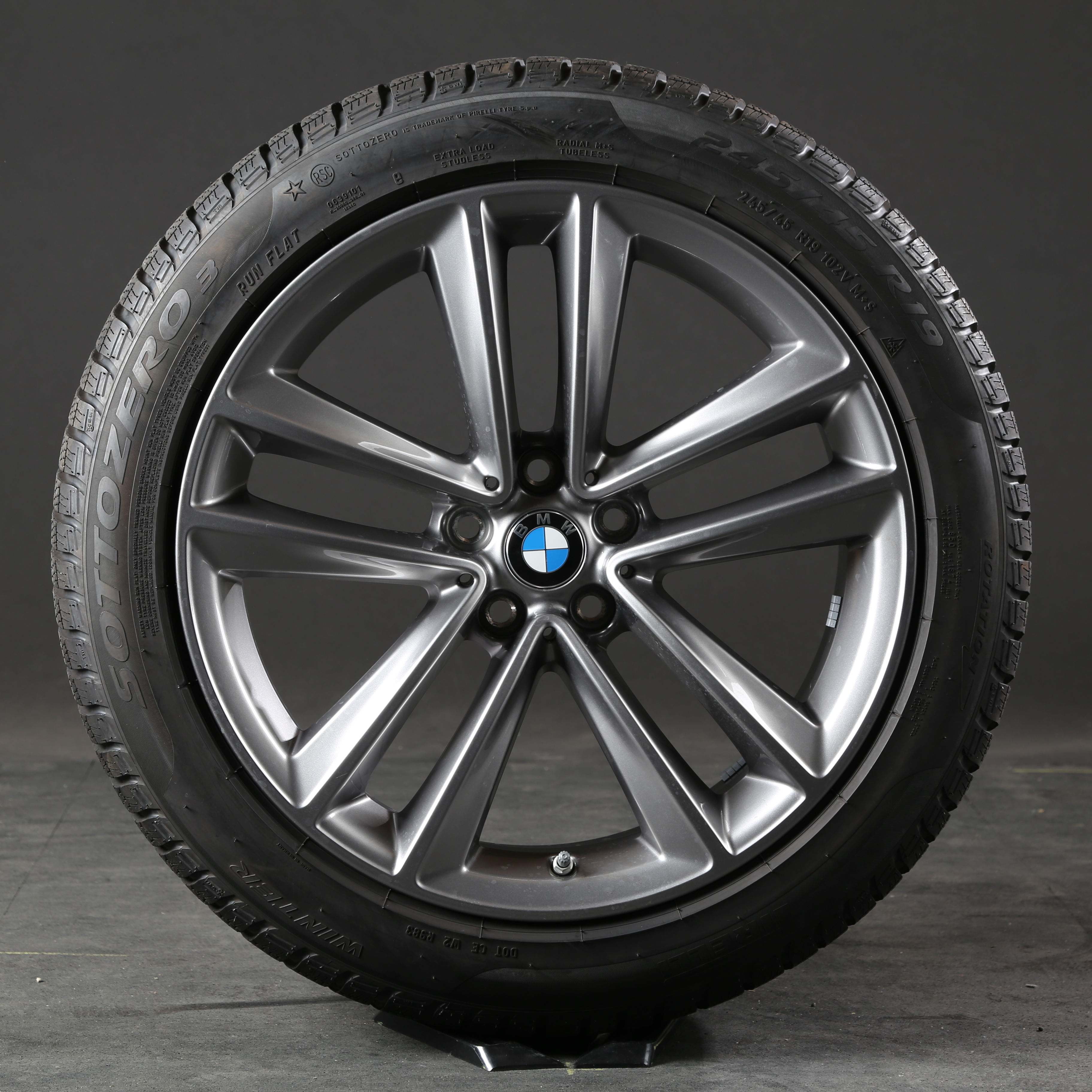19 pouces roues d'hiver d'origine BMW Série 6 GT G32 Série 7 G11 G12 630 6881665
