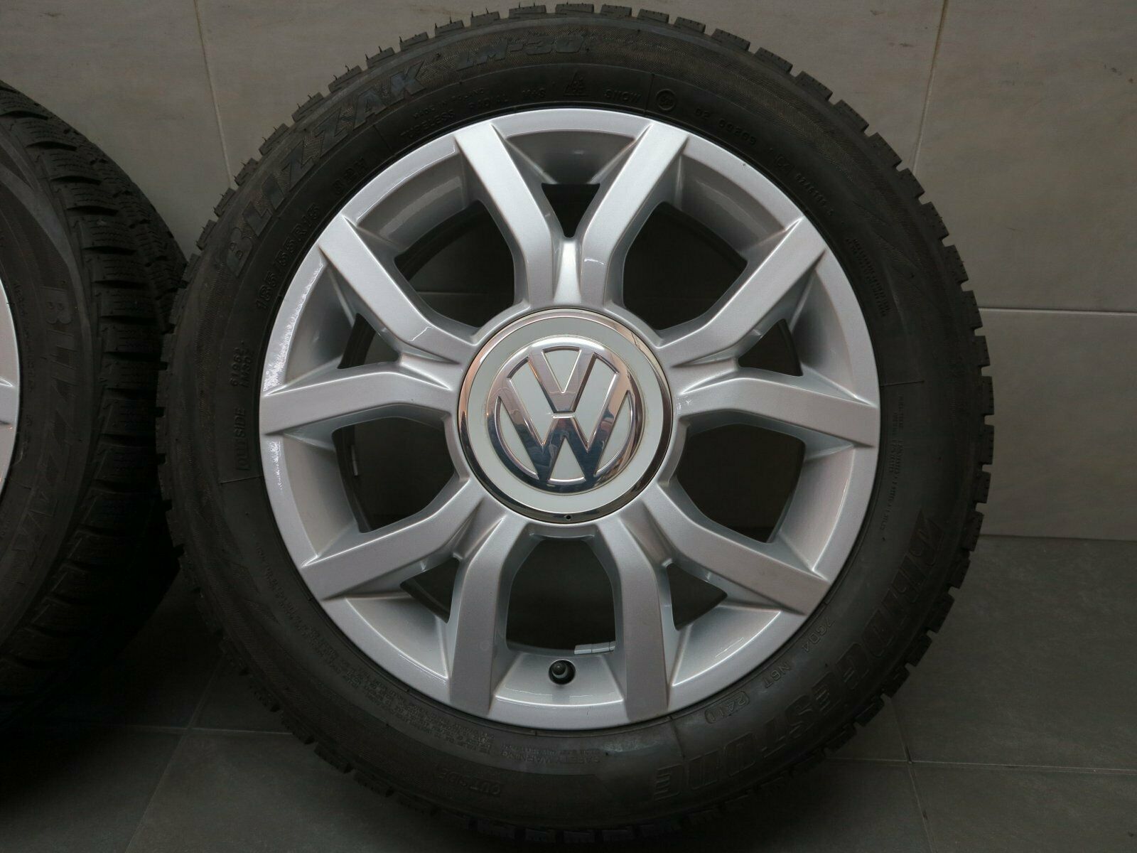 15 inch winterwielen originele VW Up e-Up 1S Wafelvelgen 1S0601025J lichtmetalen velgen