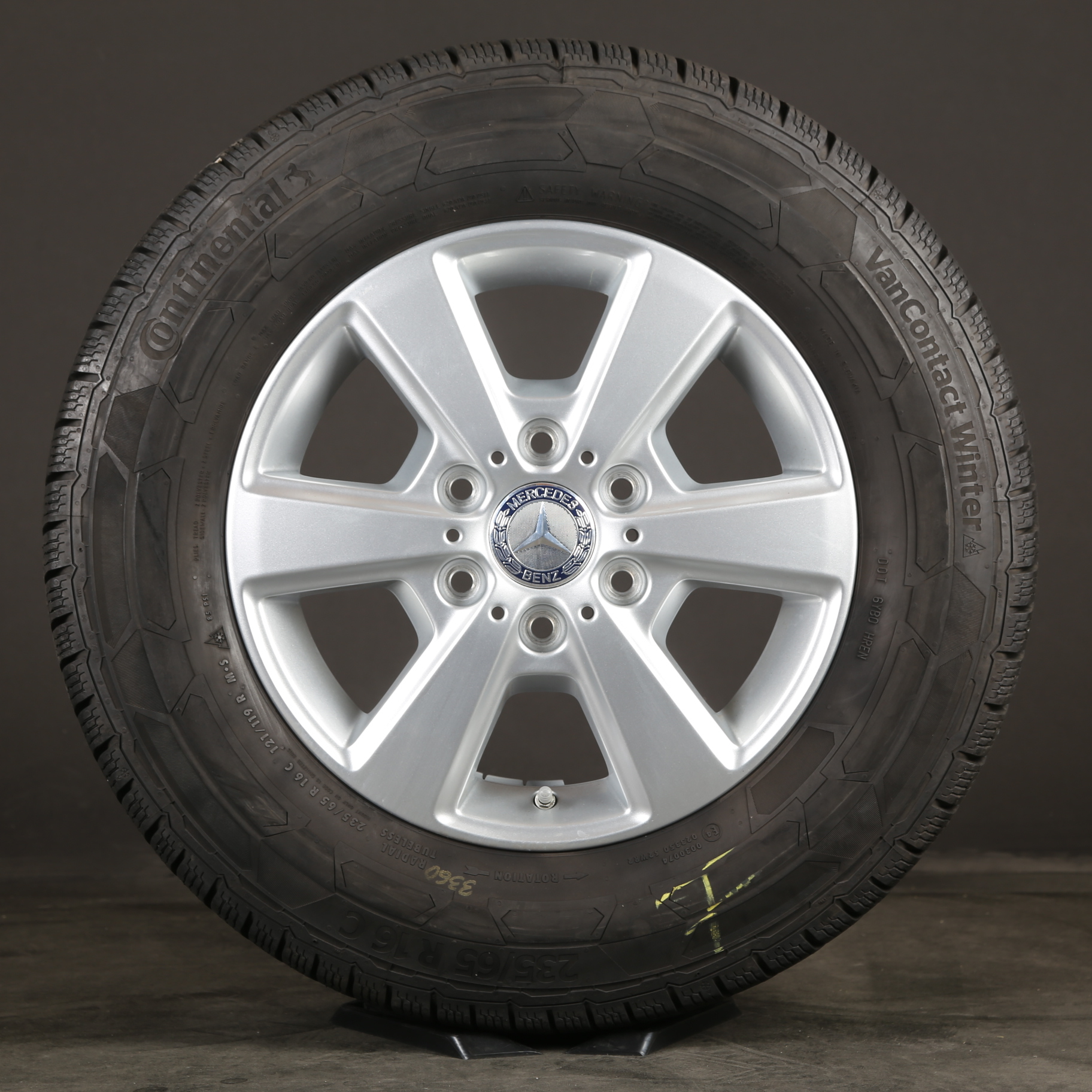 16 pouces roues d'hiver d'origine Mercedes Sprinter 907 910 A9074012700 pneus d'hiver