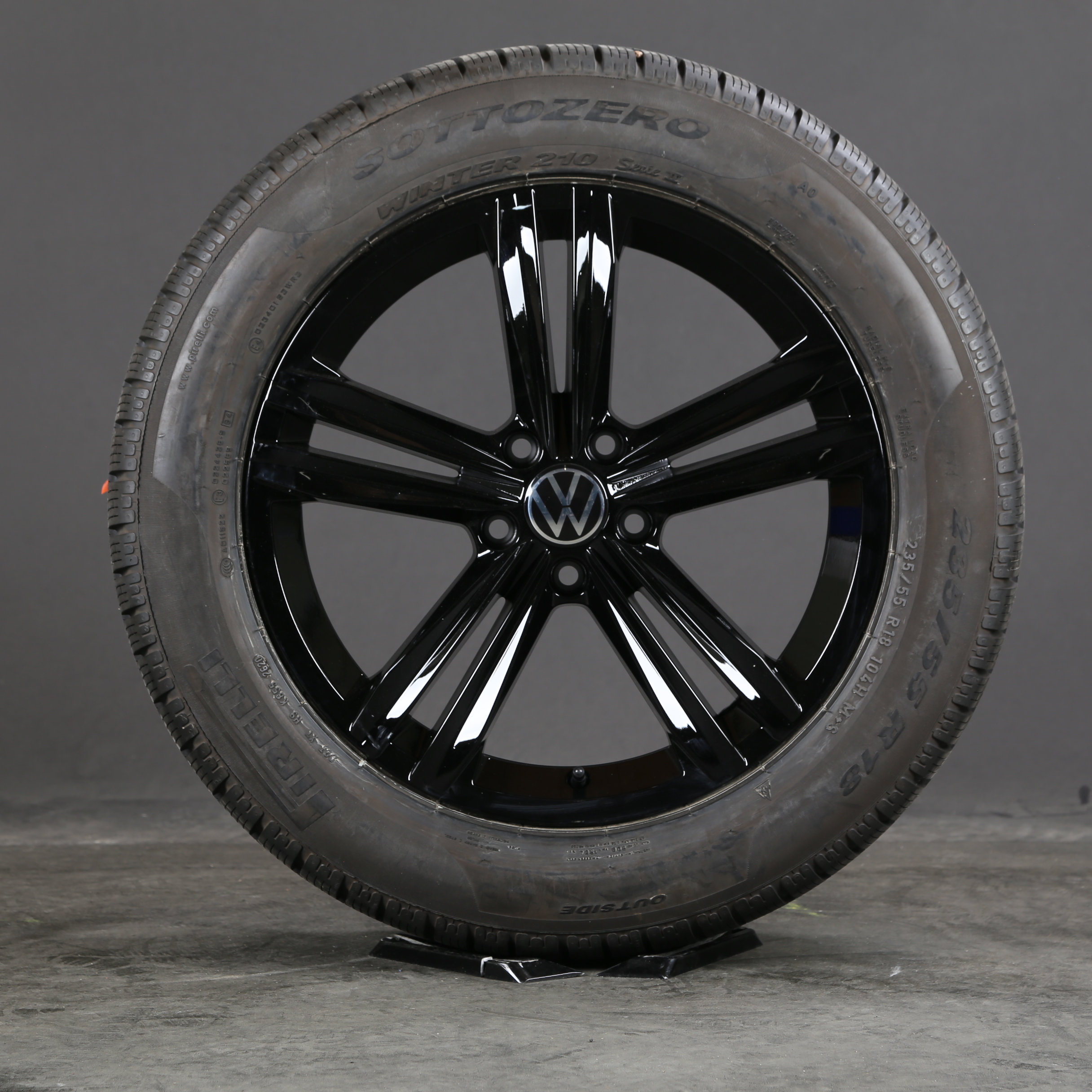 18 pouces roues d'hiver d'origine VW Tiguan II Sebring 5NA601025M pneus d'hiver