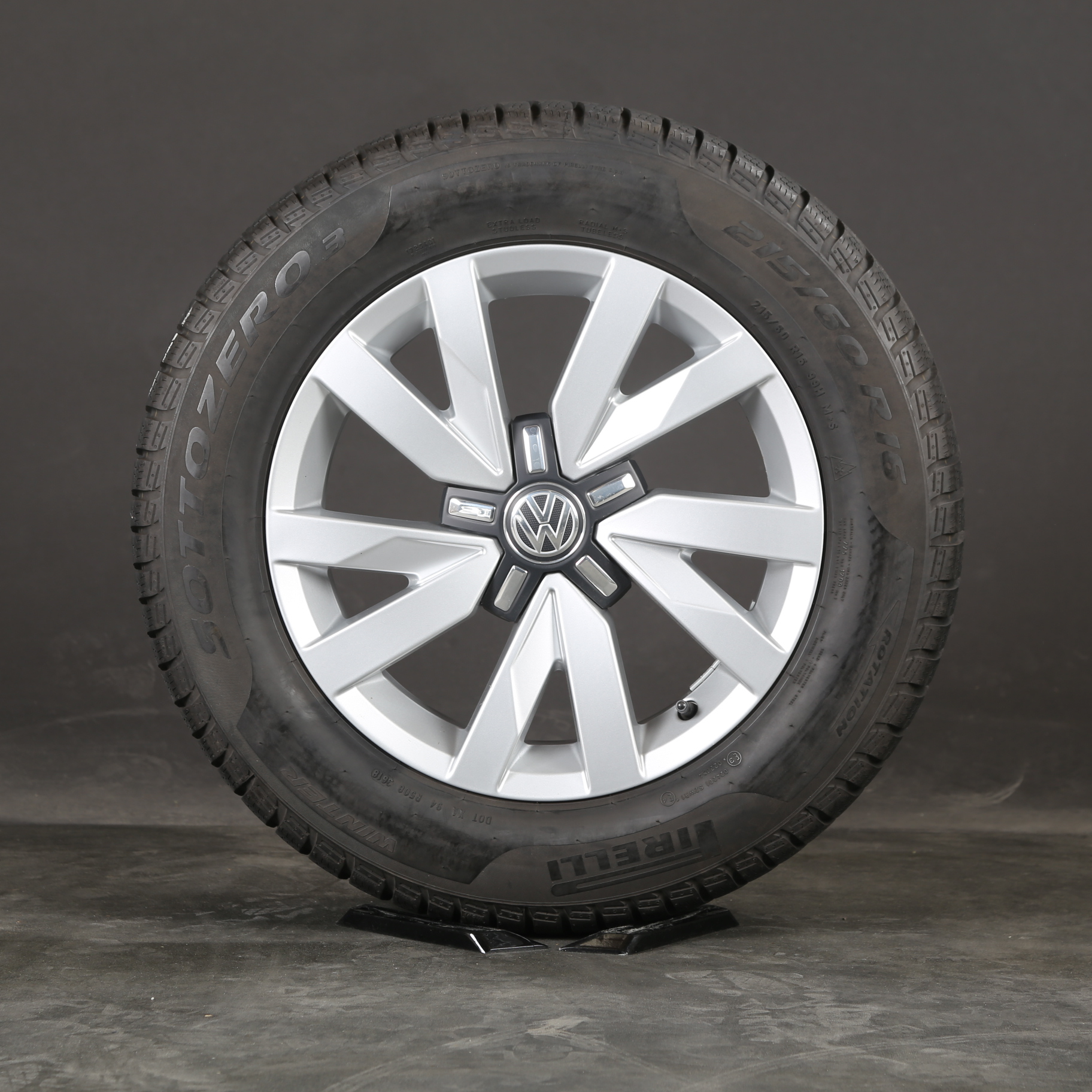 16 pouces Aragon roues d'hiver d'origine VW Passat B8 jantes 3G0601025A pneus d'hiver