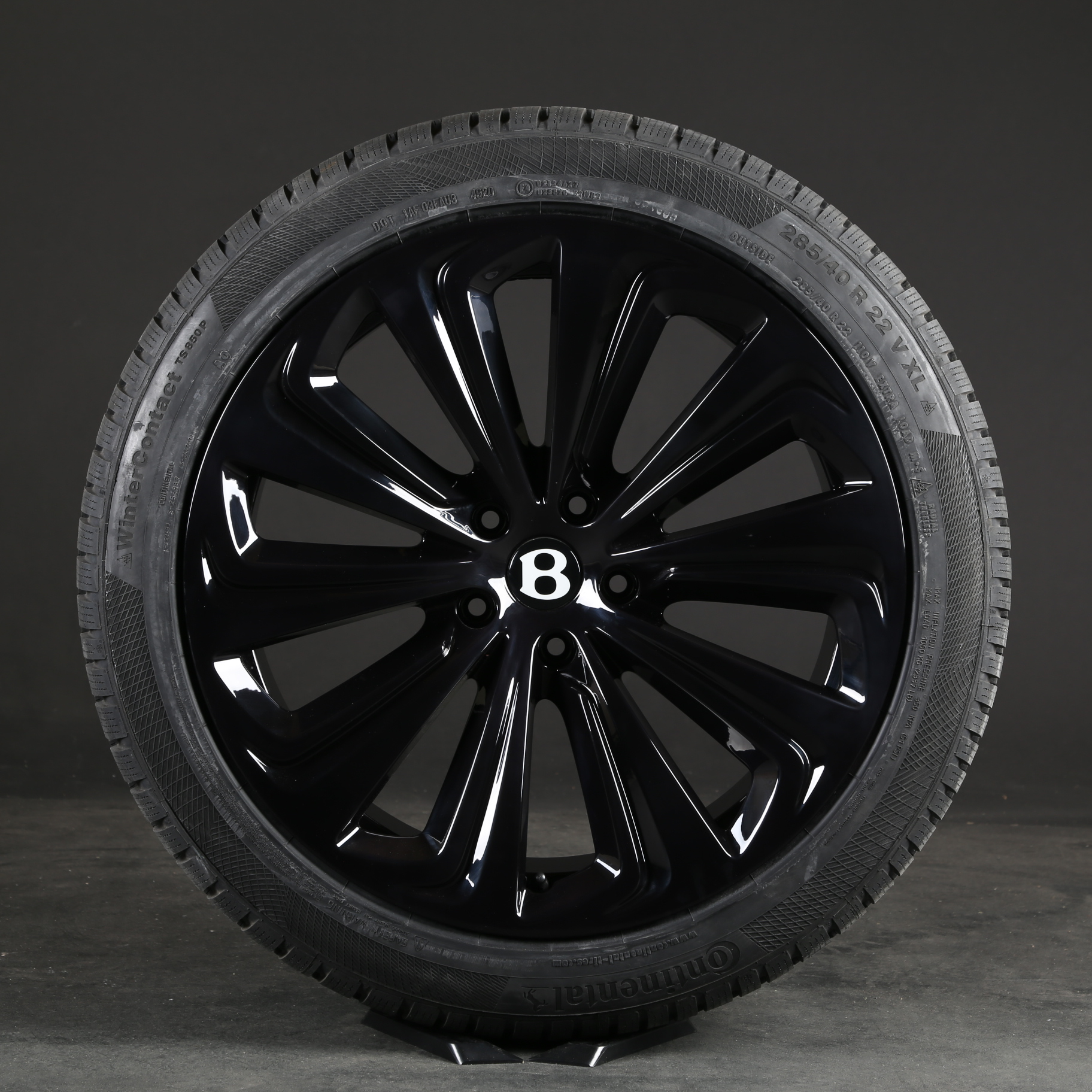 22 pouces Original Bentley Bentayga 4V roues d'hiver 36A601025S pneus d'hiver