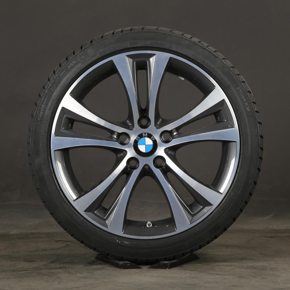 18 pouces roues d'hiver d'origine BMW Série 1 F20 F21 Série 2 F22 6796210 pneus d'hiver 384