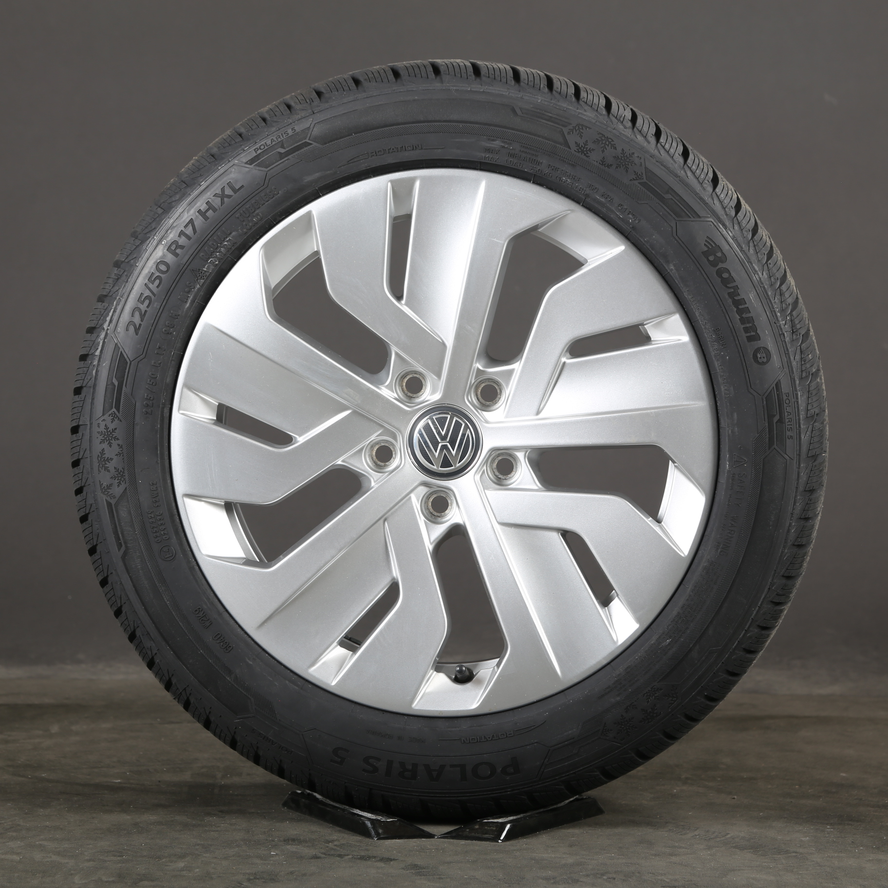 17 pouces roues d'hiver d'origine VW Touran 5T Sharan 7N pneus d'hiver