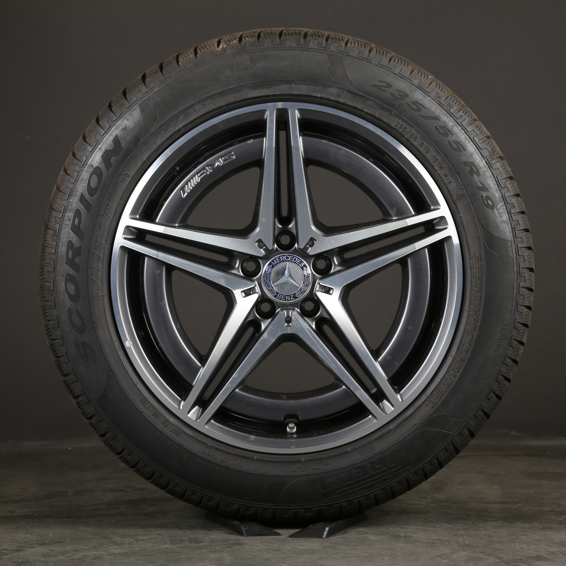 19 pouces d'origine Mercedes EQC N293 AMG roues d'hiver A2934011400 A2934010700