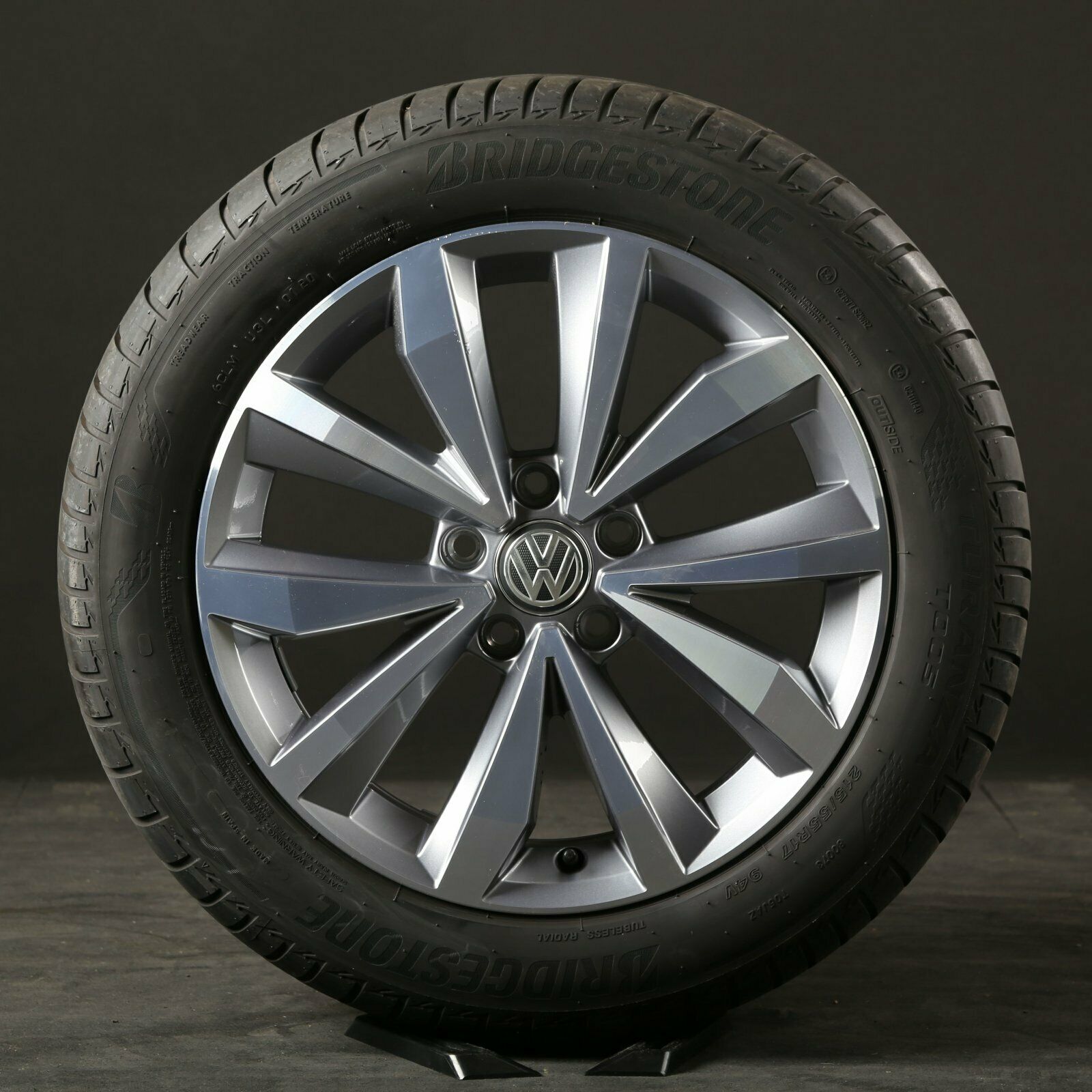 17 inch zomerwielen origineel VW T-Roc Mayfield 2GA601025P velgen lichtmetalen velgen