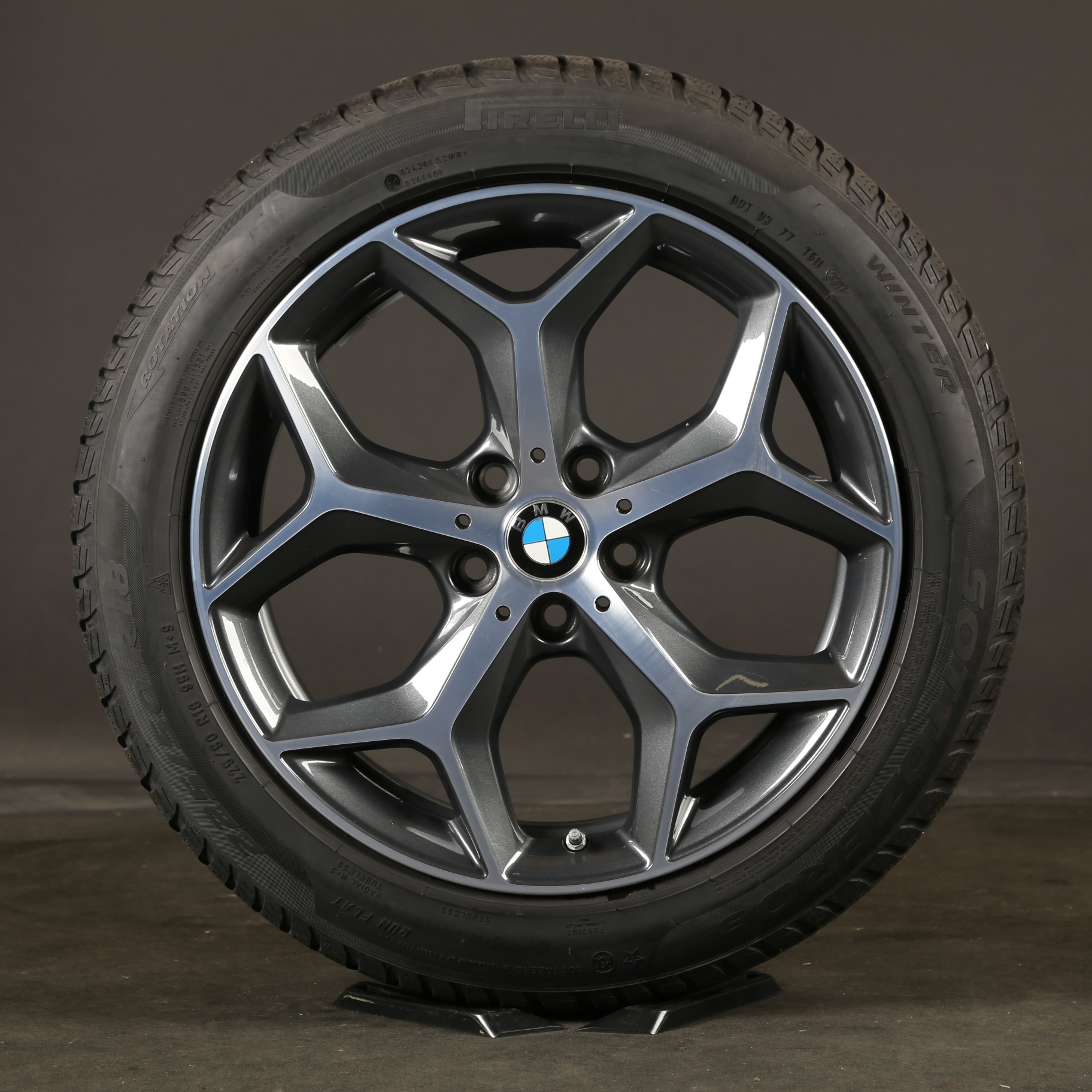 18 pouces roues d'hiver d'origine BMW X1 F48 X2 F39 Styling 569 jantes 6856070