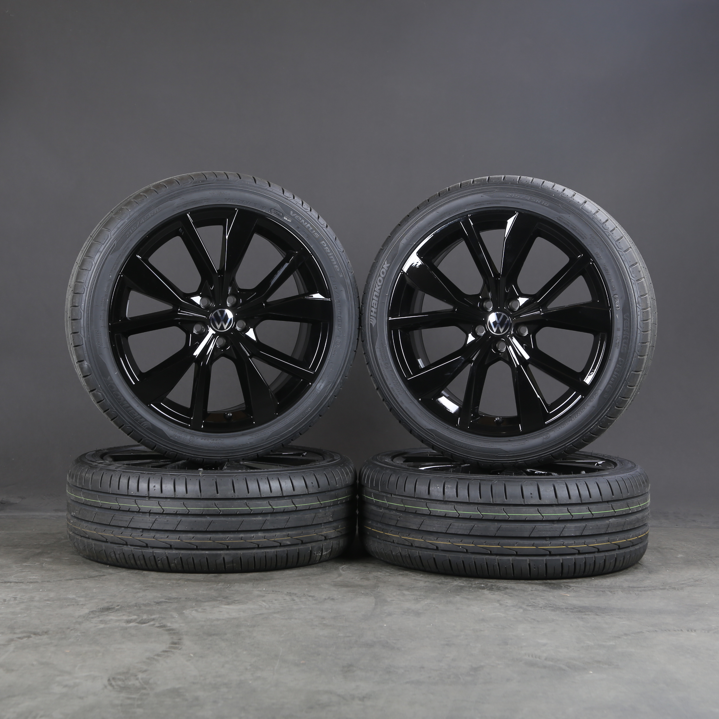 18 pouces roues d'été d'origine VW T-Cross C11 2G7601025C Misano pneus d'été
