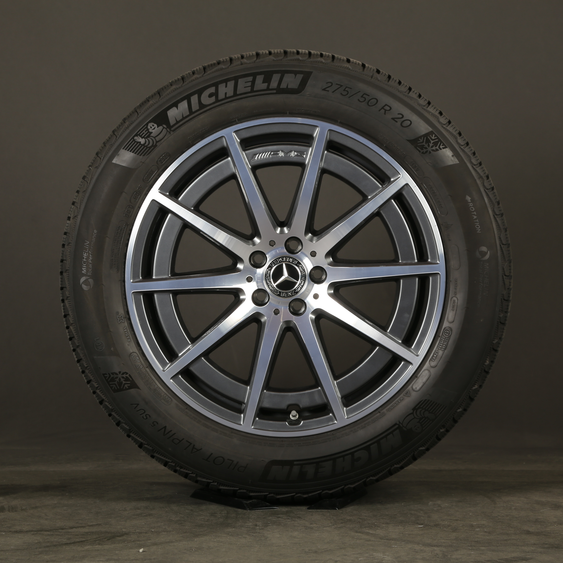 20 pouces roues d'hiver Mercedes GLE53 63 AMG V167 C167 A1674014000 A1674014100