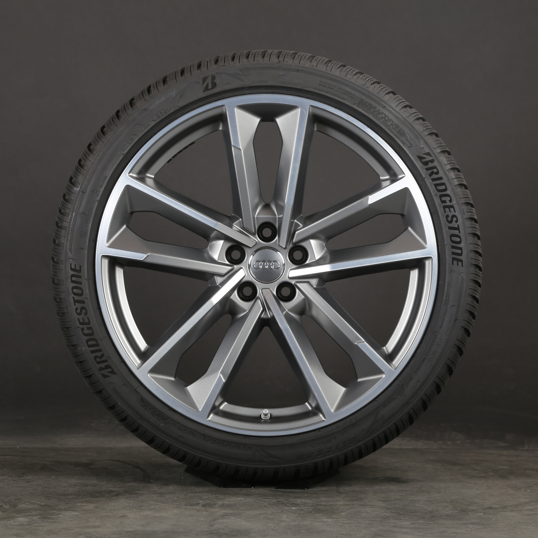 21 pouces roues d'hiver d'origine Audi A8 S8 4N 4H 4G8601025AR pneus d'hiver