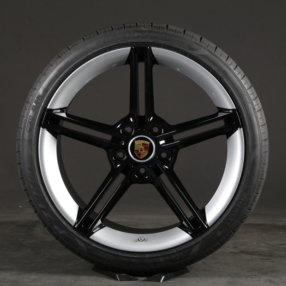 21 inch Porsche Taycan summer wheels original Mission E 9J1601025AA rims