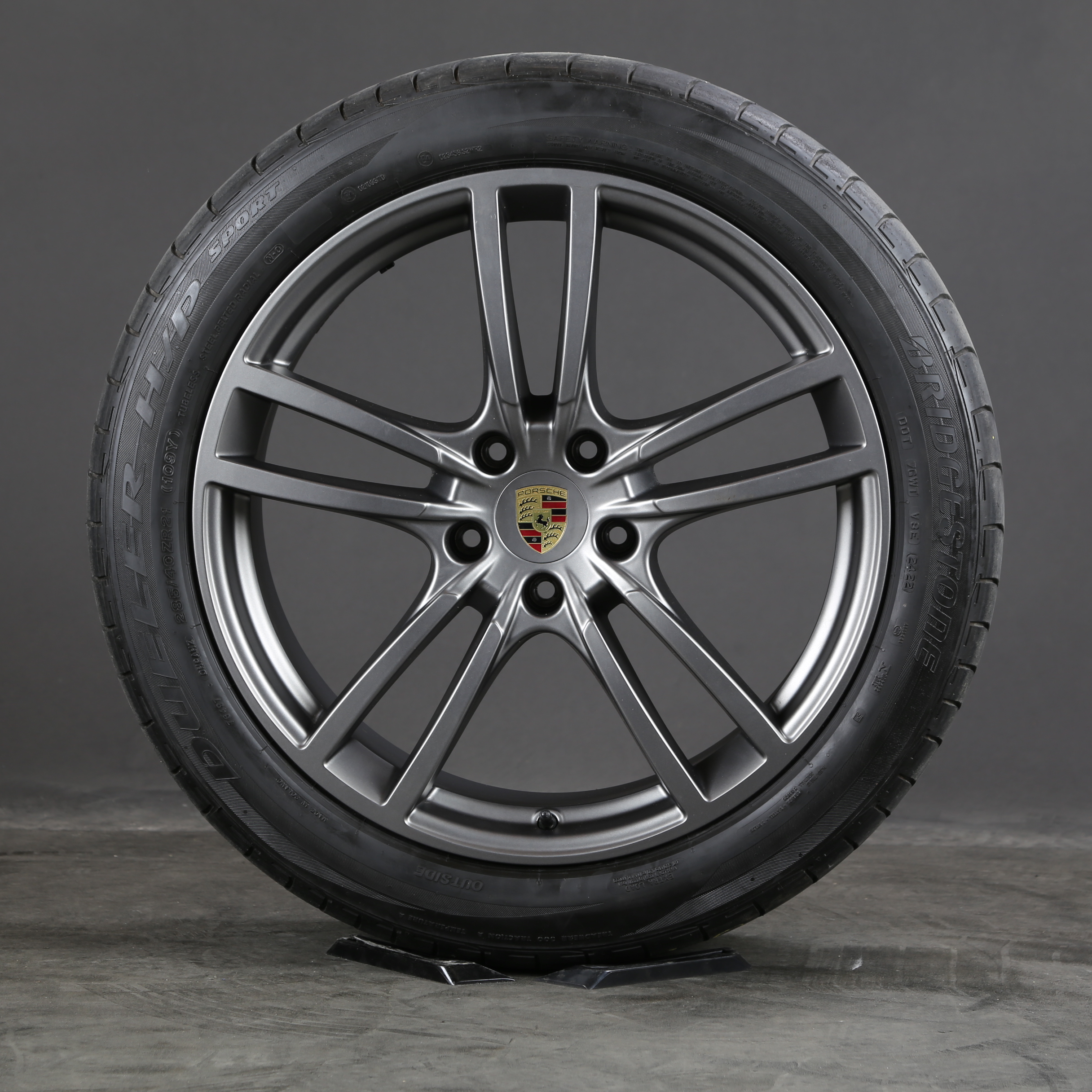 21 inch summer wheels original Porsche Cayenne 9YA 9Y0601025BK summer tires