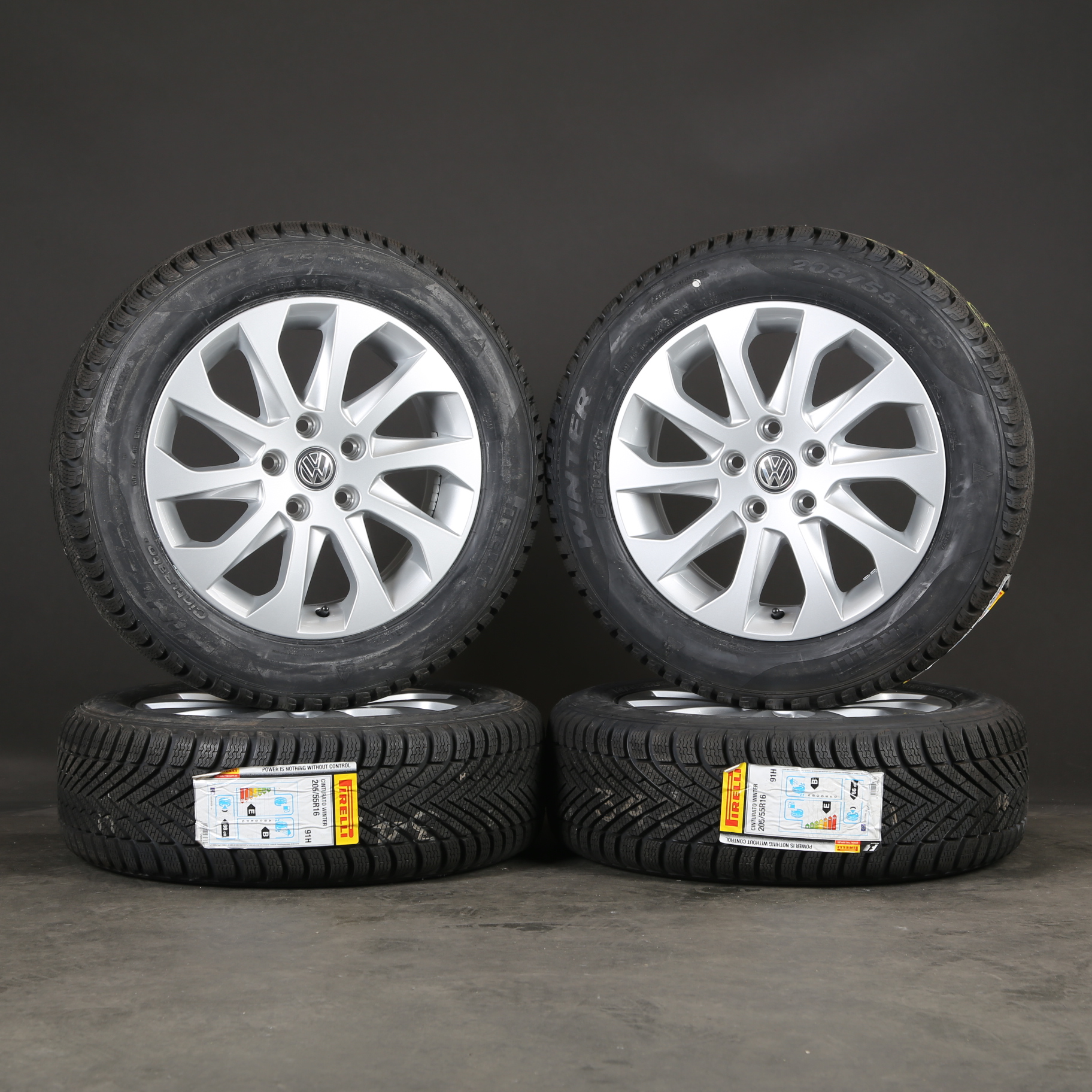 winter VIII inch wheels VII 7 8 tires Golf VW winter 16