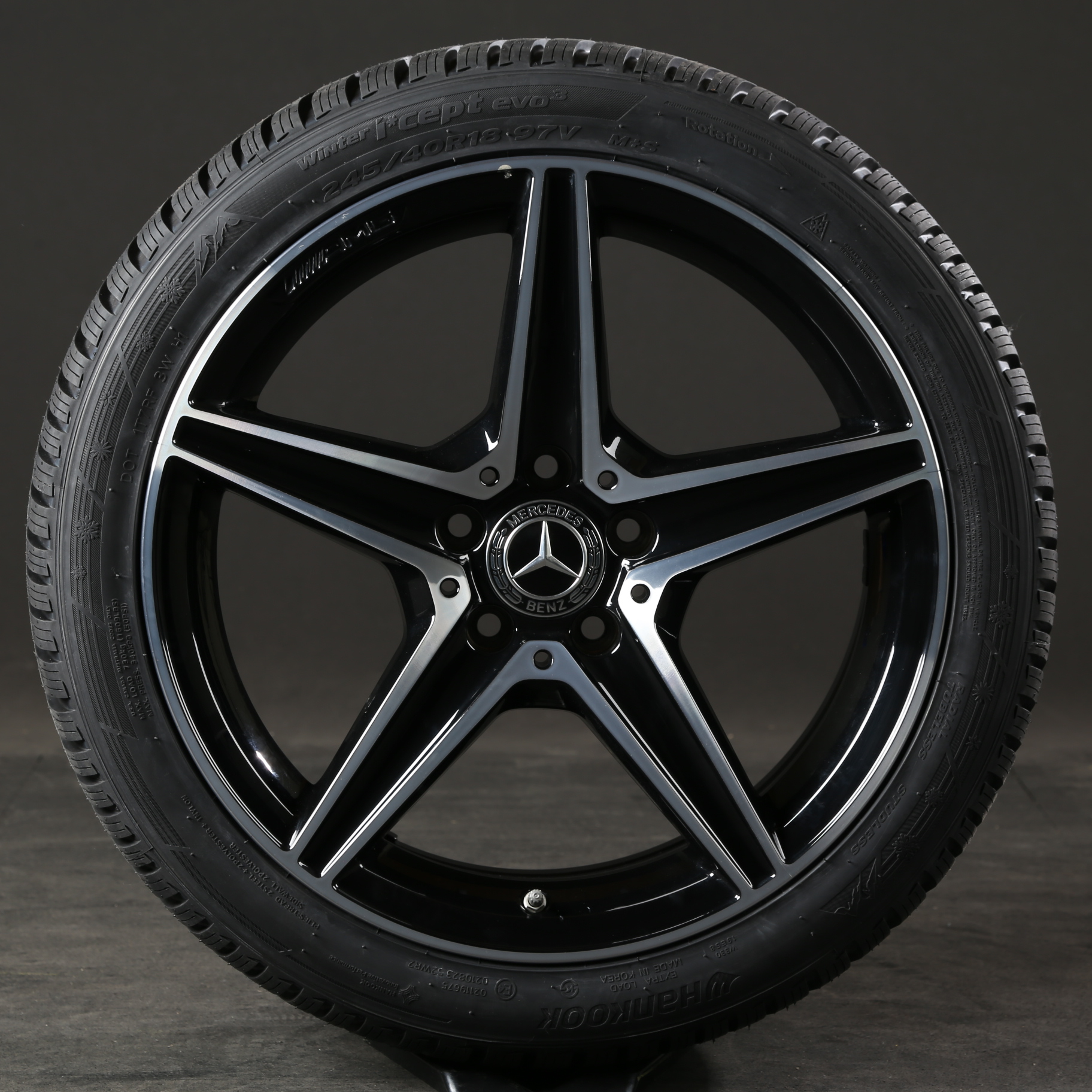 18 pouces roues d'hiver d'origine Mercedes Classe C W205 S205 C205 AMG A2054011100