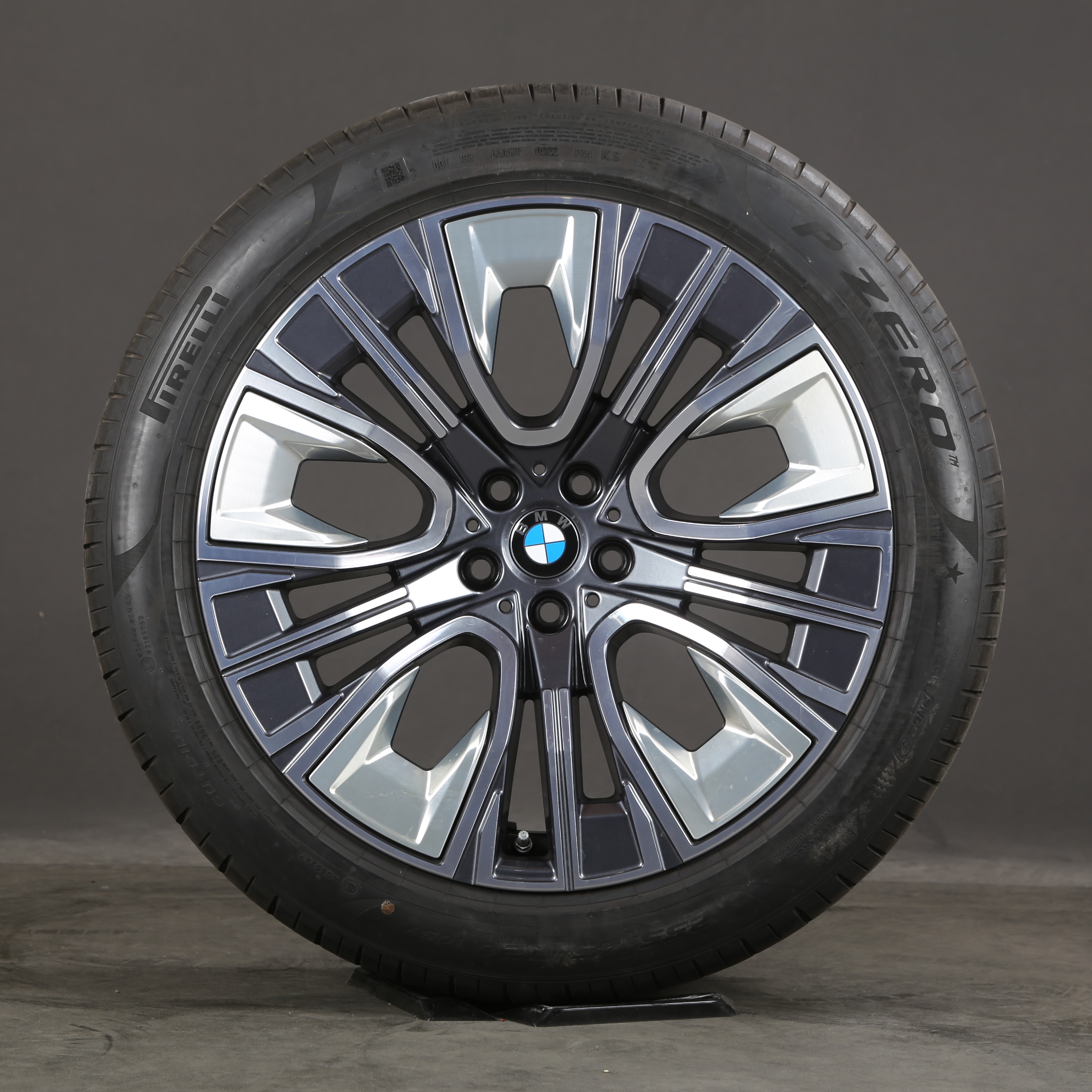 20 pouces roues d'été d'origine BMW Série 7 G70 i7 906 5A19DE6 5A19DE7 Pneus d'été