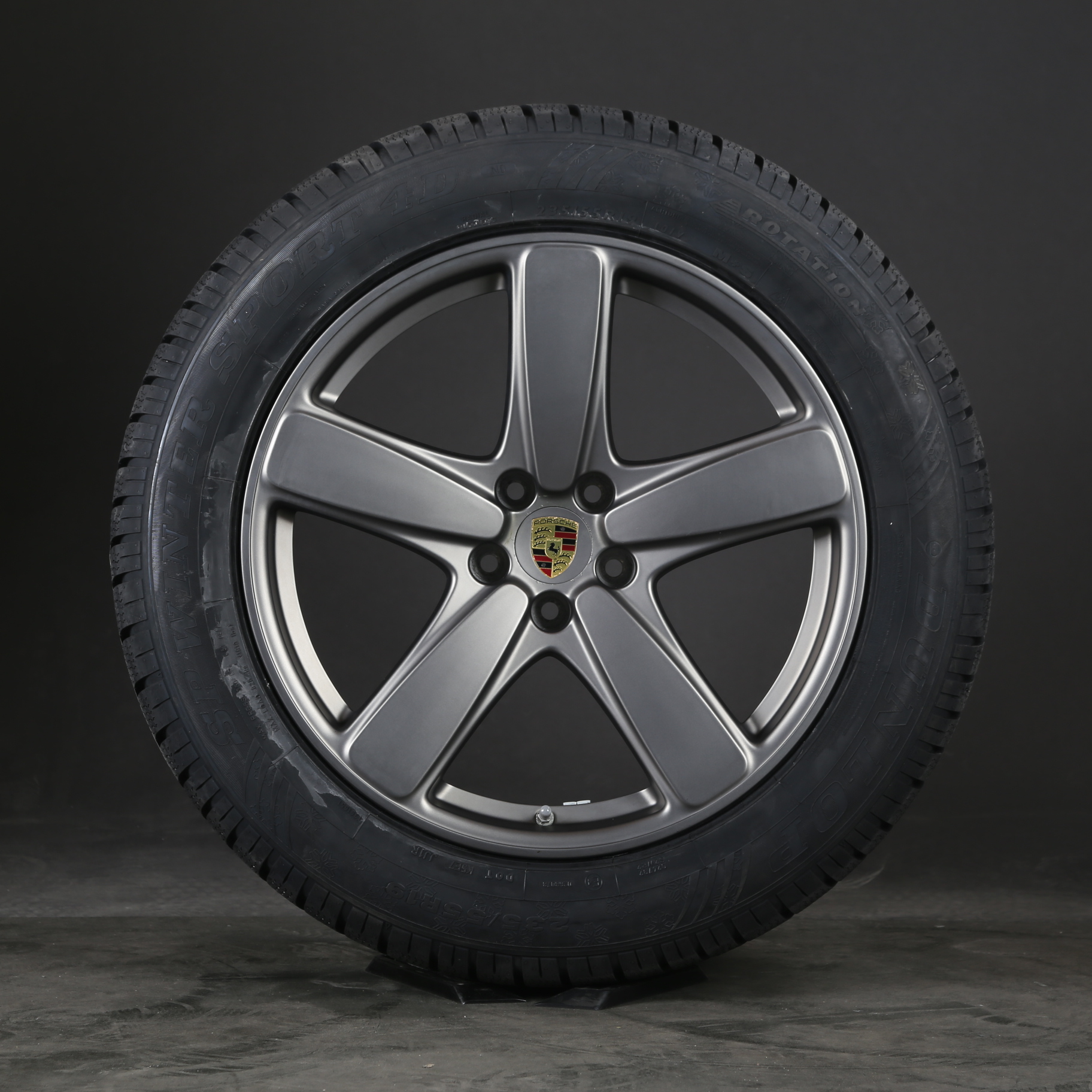 19 pouces roues d'hiver d'origine Porsche Macan Classic 95B601025BK/BL pneus d'hiver