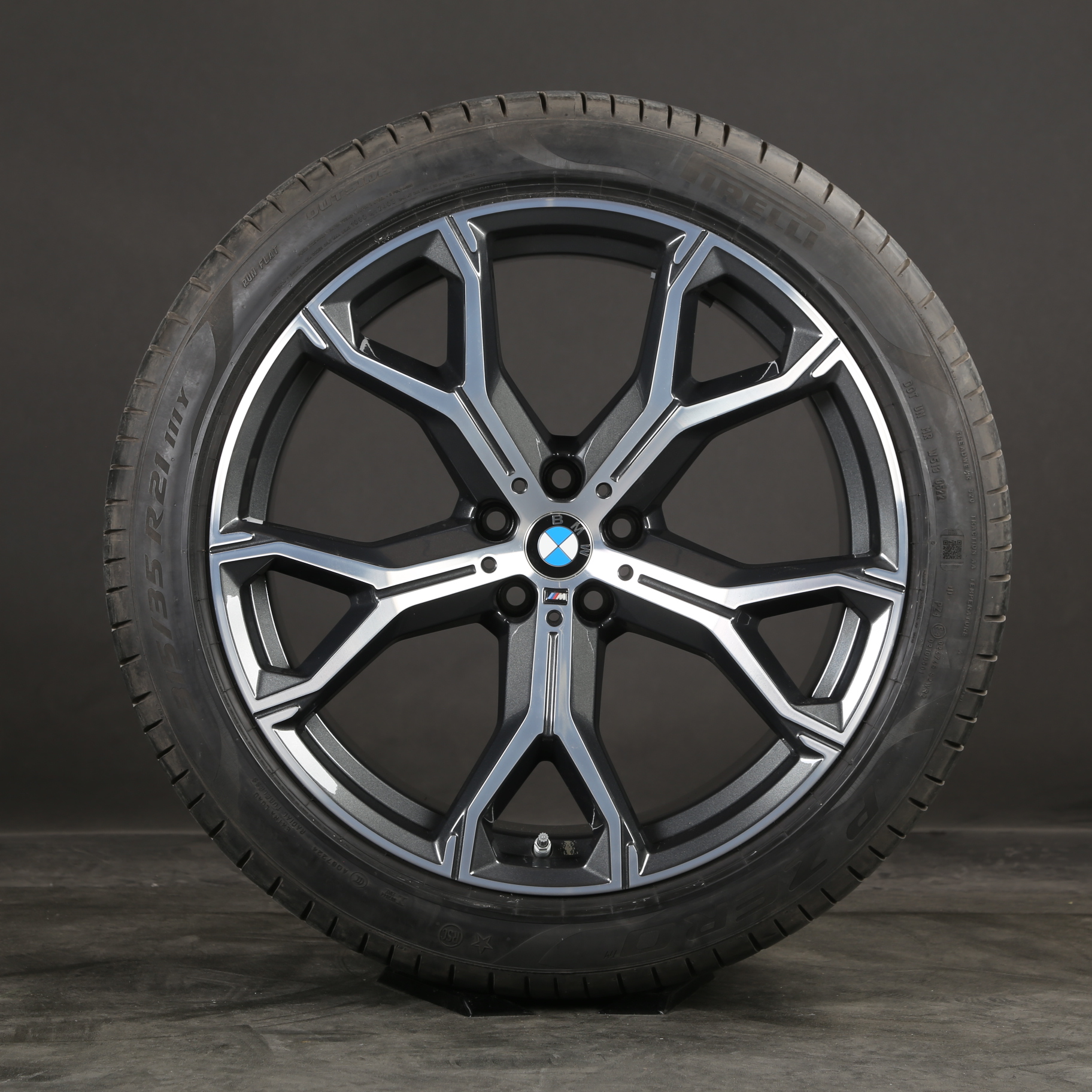 21 pouces roues d'été d'origine BMW X5 X6 G05 G06 8071998 M741 pneus d'été