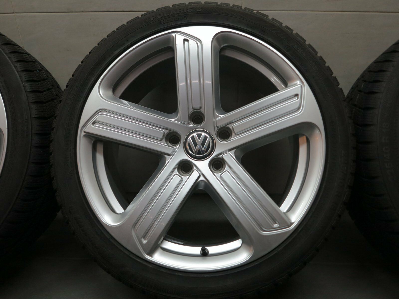 18 inch winterwielen origineel VW Golf VI 6 VII 7 5G0601025BK Cadiz Design R-Line