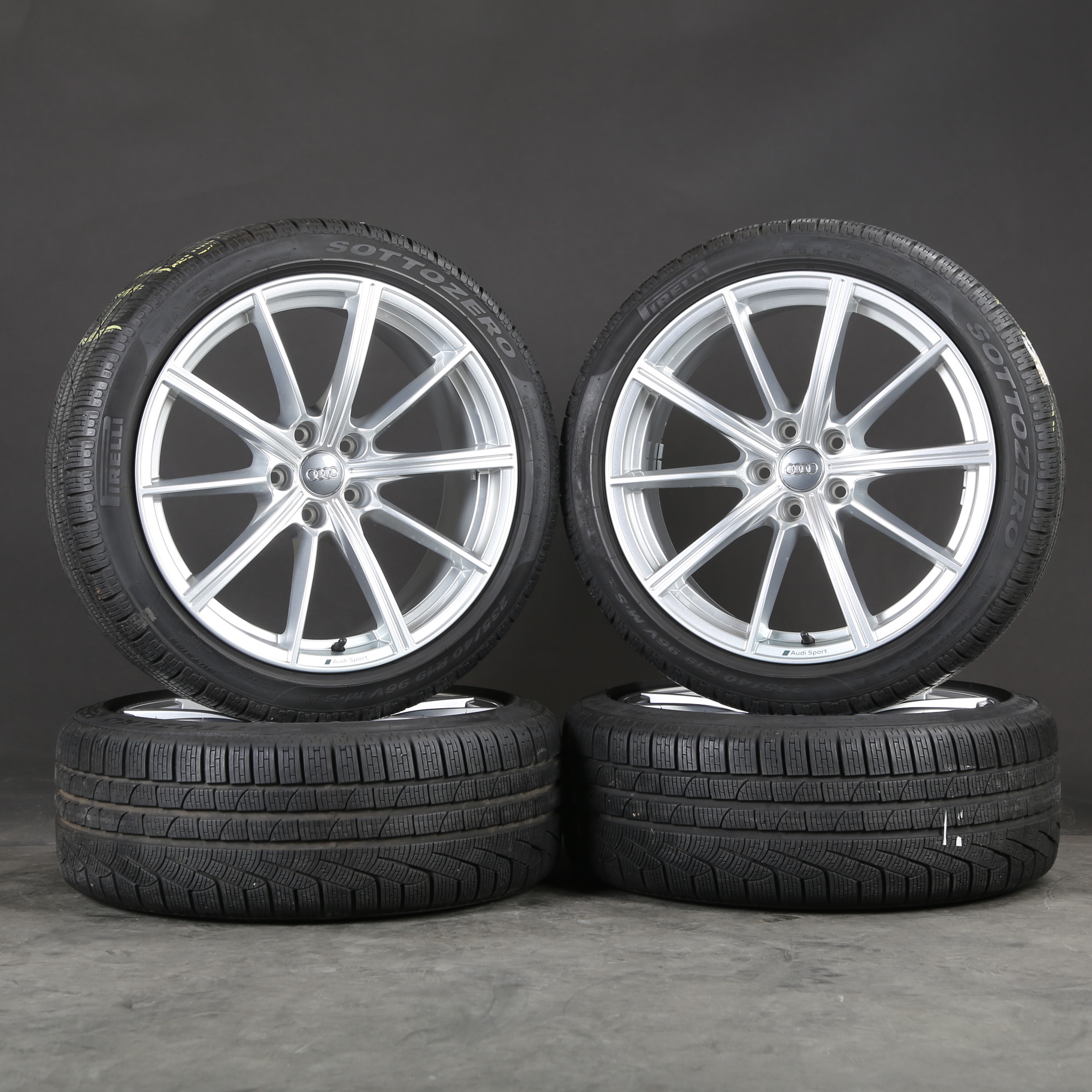 19 pouces roues d'hiver d'origine Audi RS4 RS5 8W5 F53 8W0601025CP pneus d'hiver