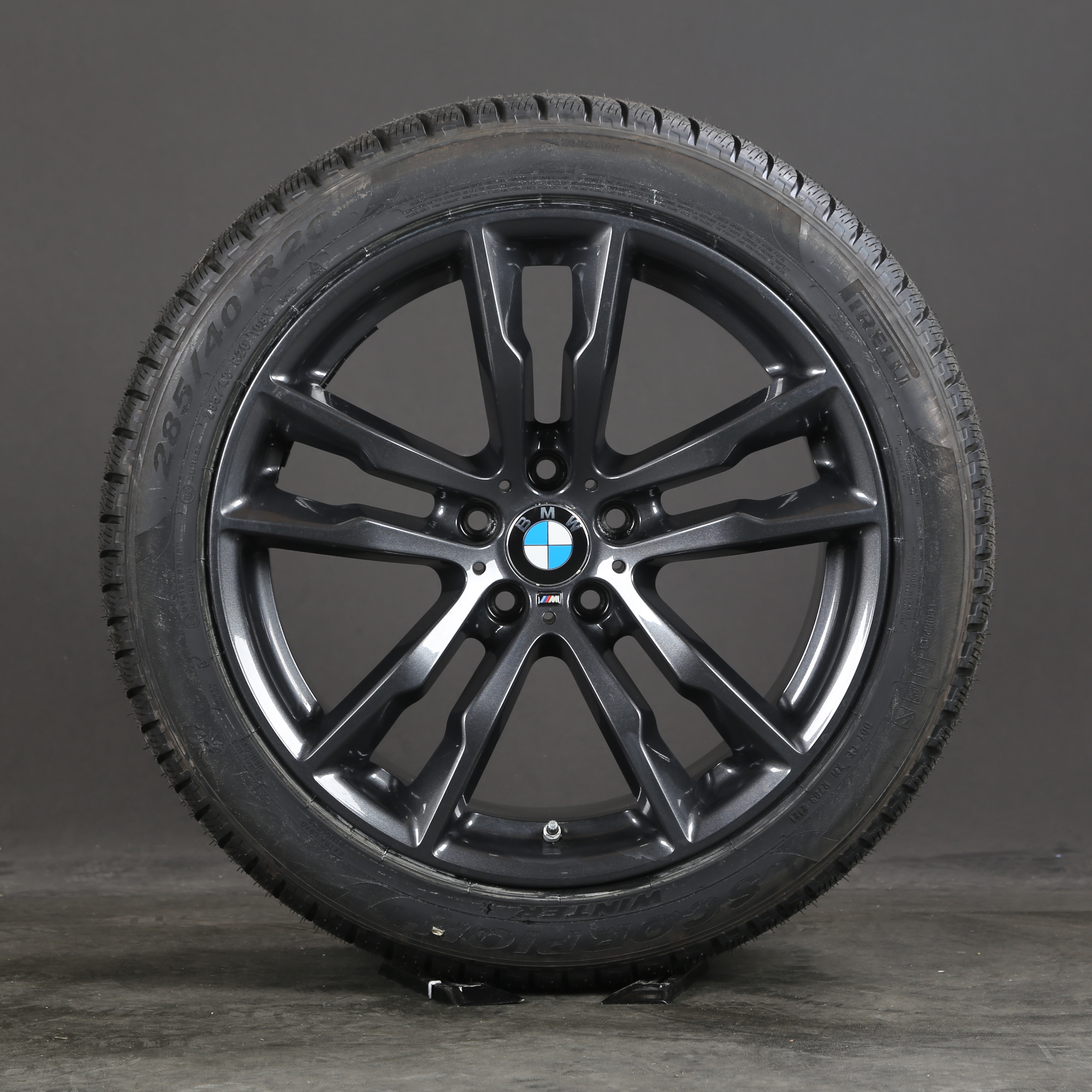 20 pouces roues d'hiver d'origine BMW X6M F86 M611 X5M F85 2284654 pneus d'hiver
