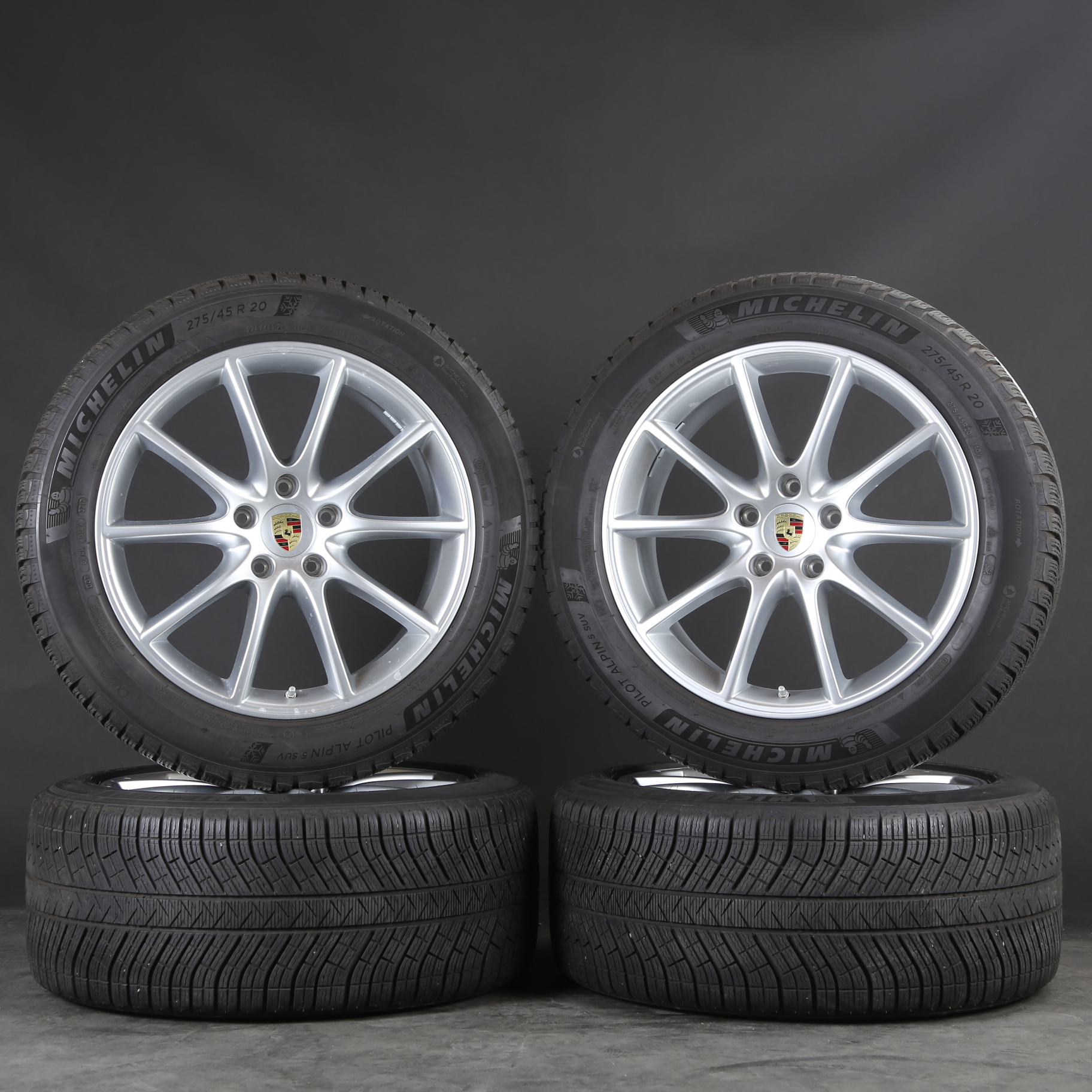 20 pouces roues d'hiver d'origine Porsche Cayenne 9Y E3 9Y0601025F 9Y0601025G jantes