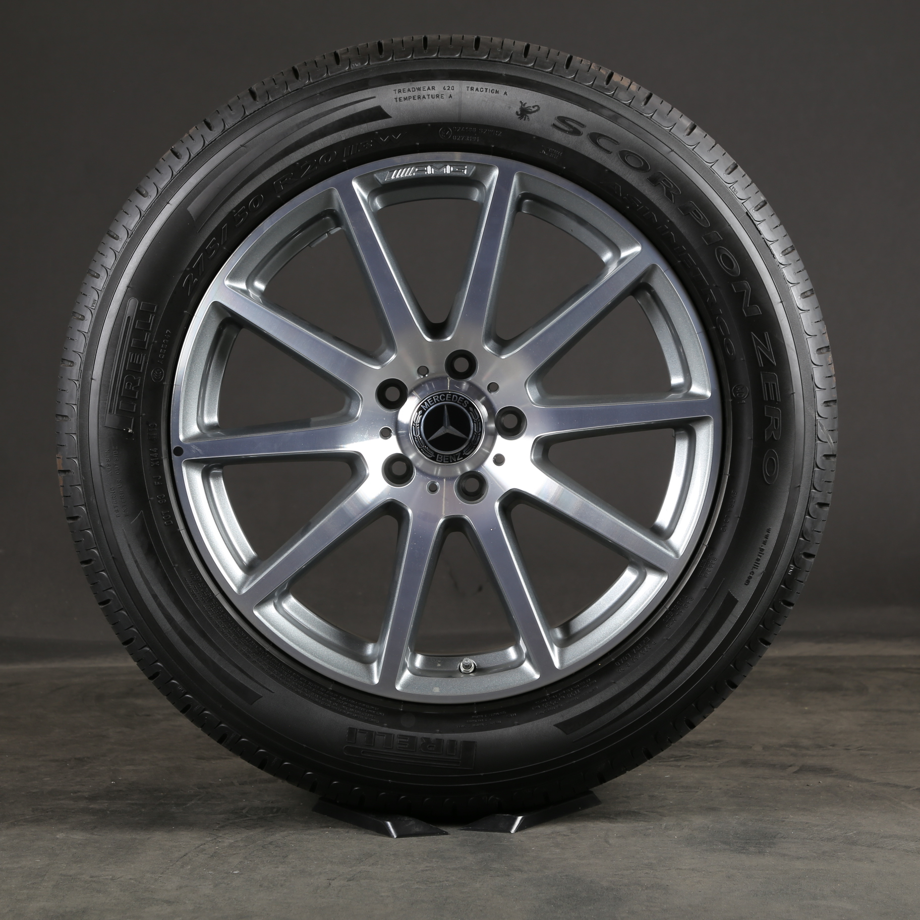 20 pouces roues d'été d'origine Mercedes G63 AMG W463 Facelift A4634011800 Jantes