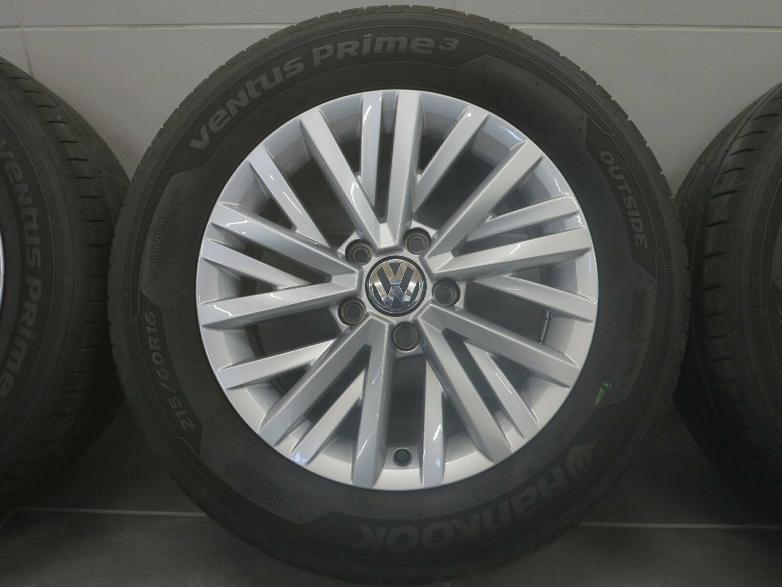 16 pouces roues d'été d'origine VW T-Roc A11 2GA601025 Chester jantes en aluminium