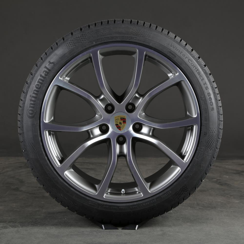 21 pouces roues d'hiver d'origine Porsche Cayenne Coupé 9Y3 9Y3601025BN jantes