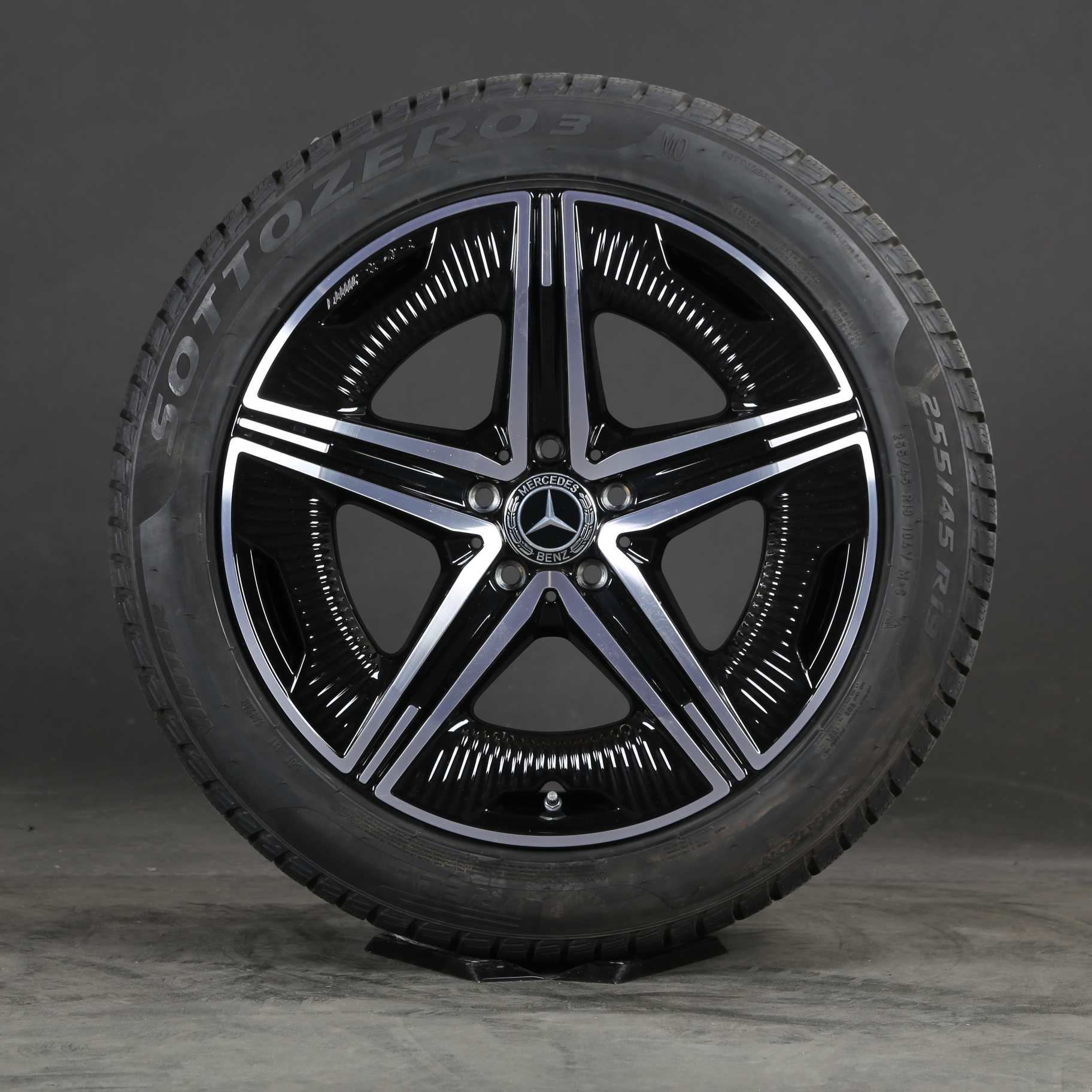 19 pouces roues d'hiver d'origine Mercedes EQE V295 A2954012200 pneus d'hiver