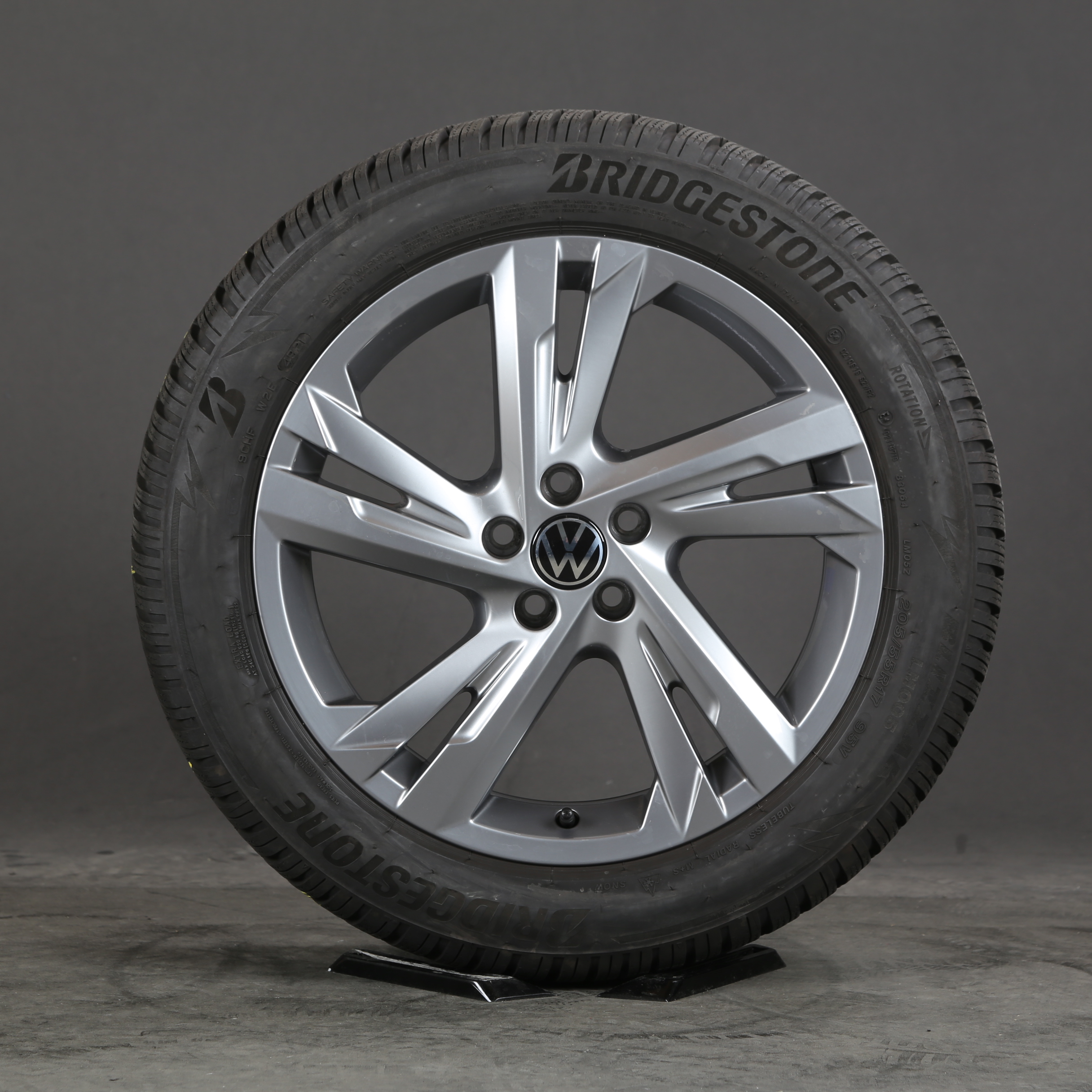17 pouces roues d'hiver d'origine VW T-Cross C11 2G7601025E pneus d'hiver