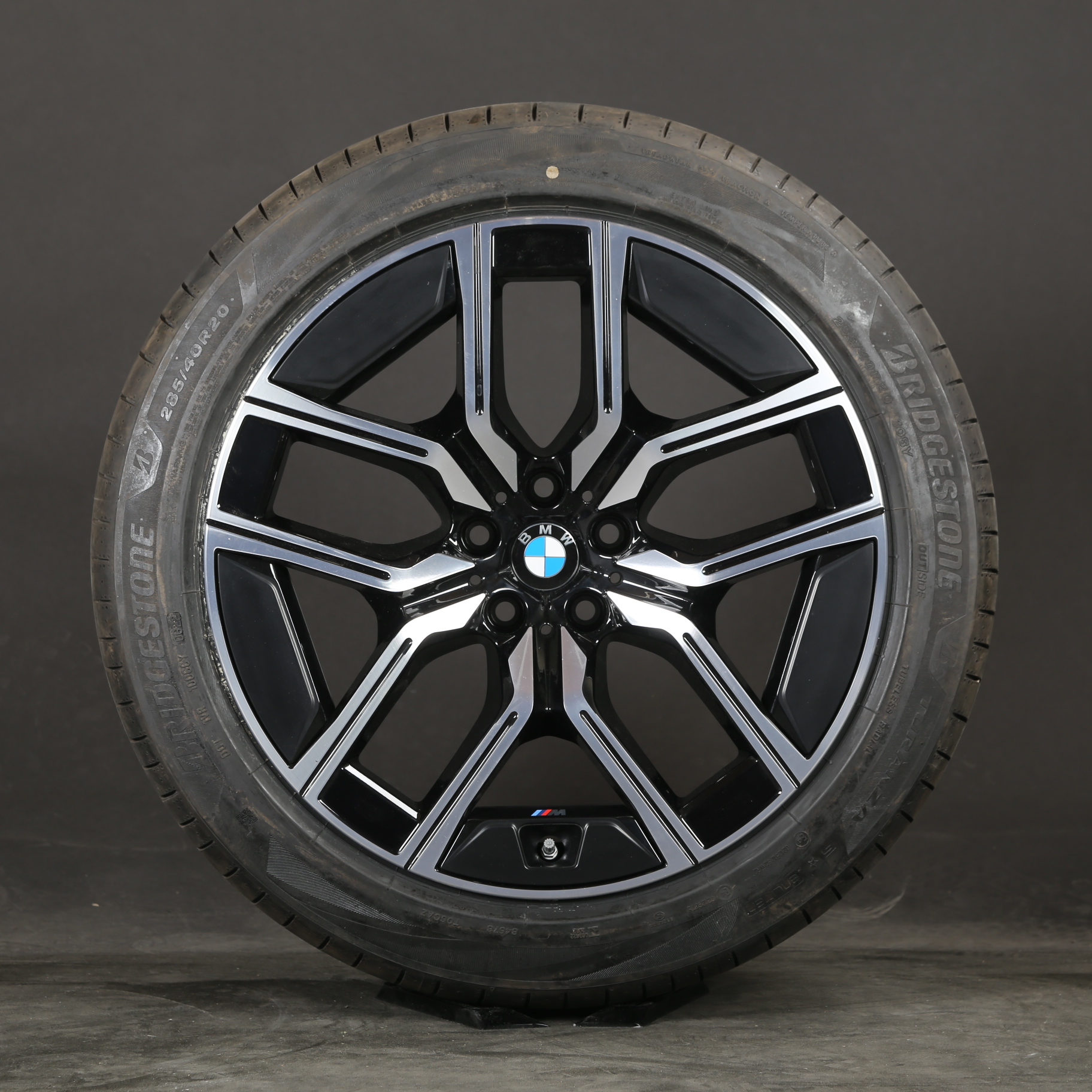 20 pouces roues d'été d'origine BMW Série 7 i7 G70 M907 5A19DE8 907M pneus d'été