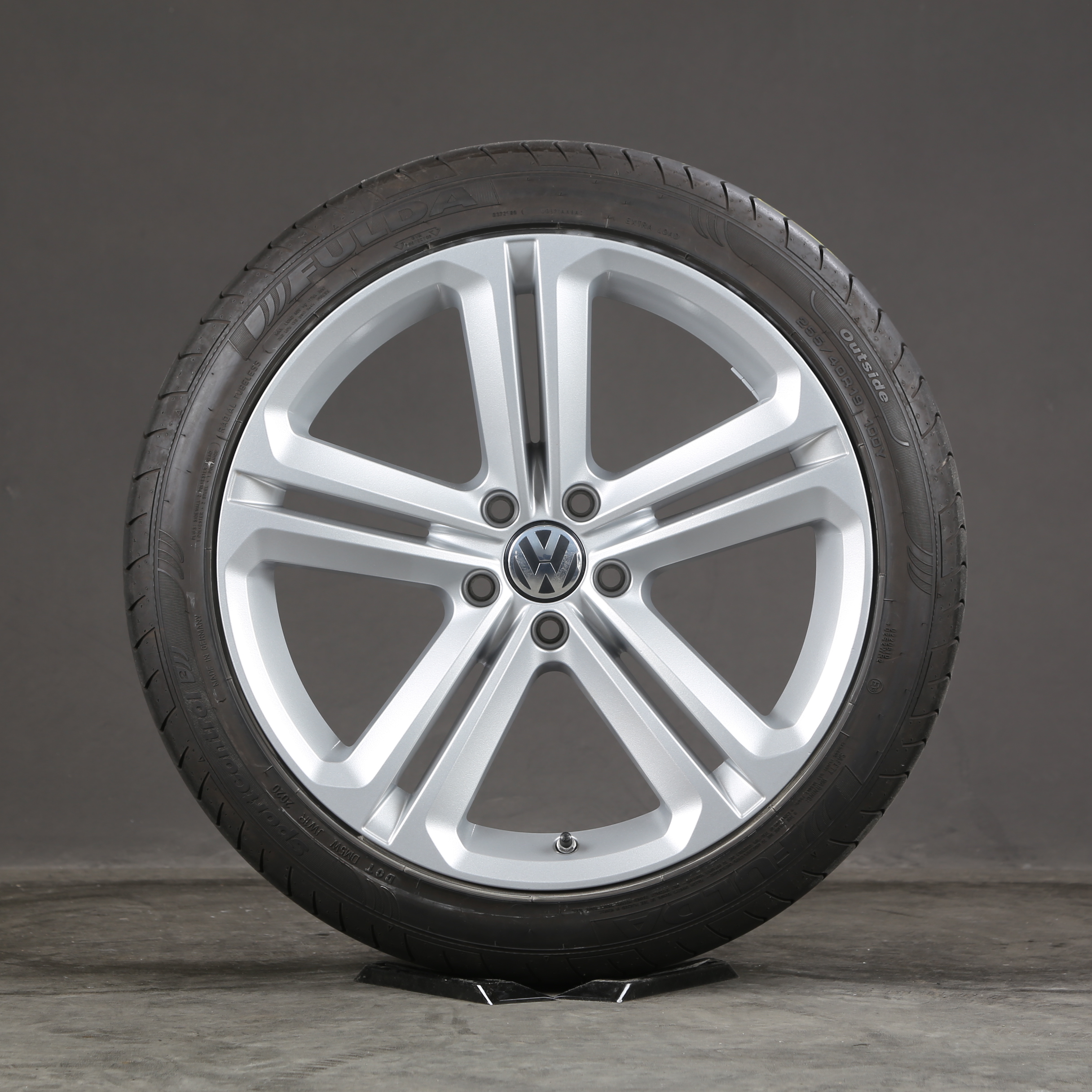 19 pouces roues d'été d'origine VW Tiguan 5N Mallory 5N0601025T pneus d'été