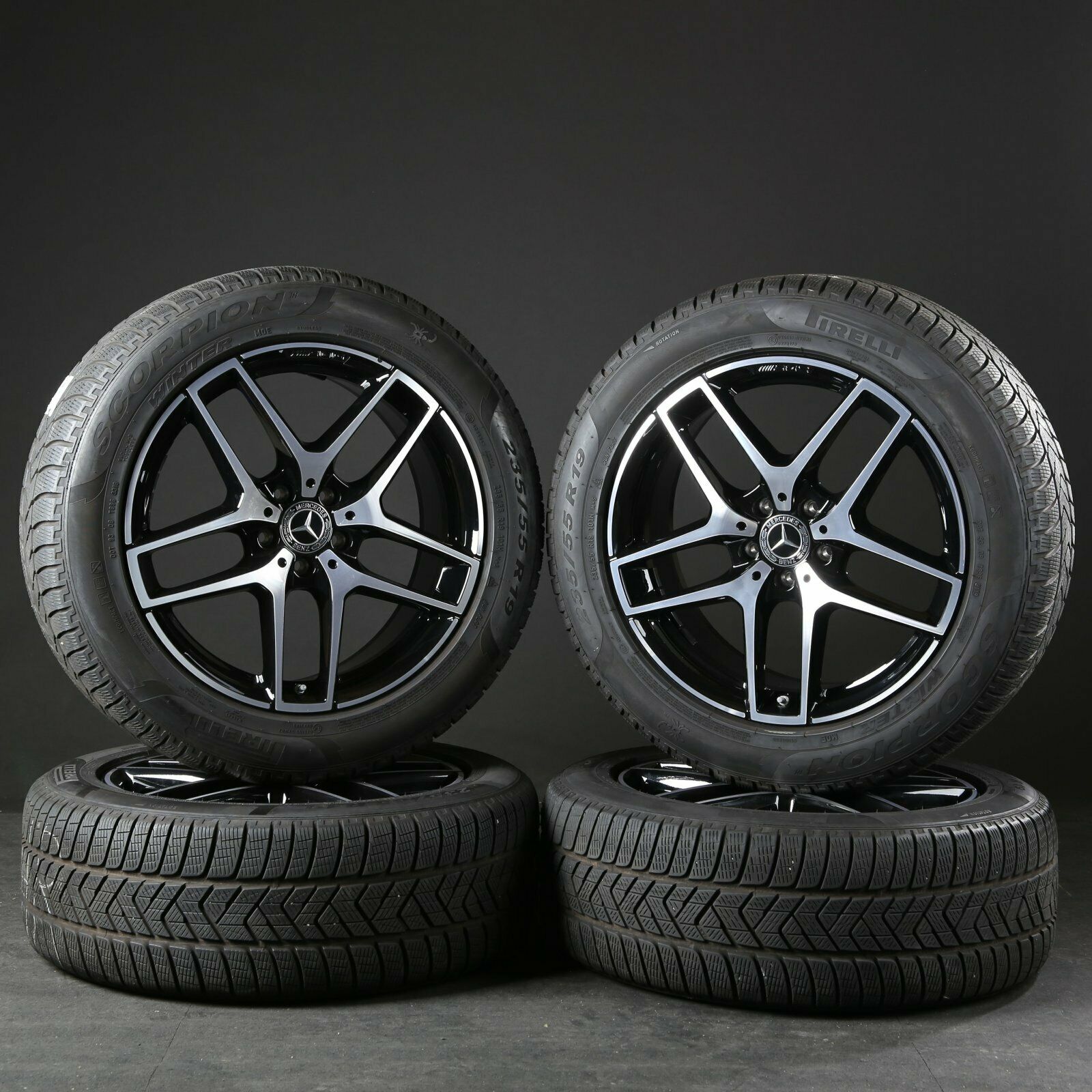 19 pouces roues d'hiver d'origine Mercedes GLC 43 W253 AMG A2534011800