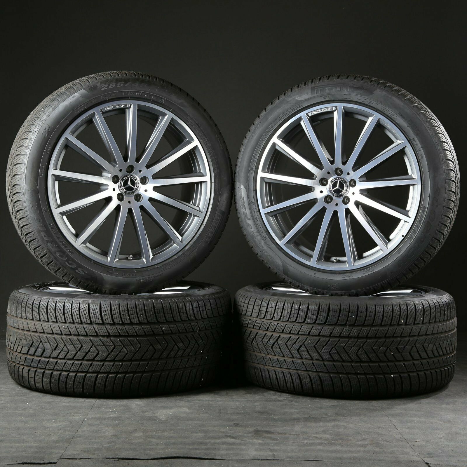 22 pouces roues d'hiver d'origine Mercedes AMG GLS X167 + 63 AMG A1674017500