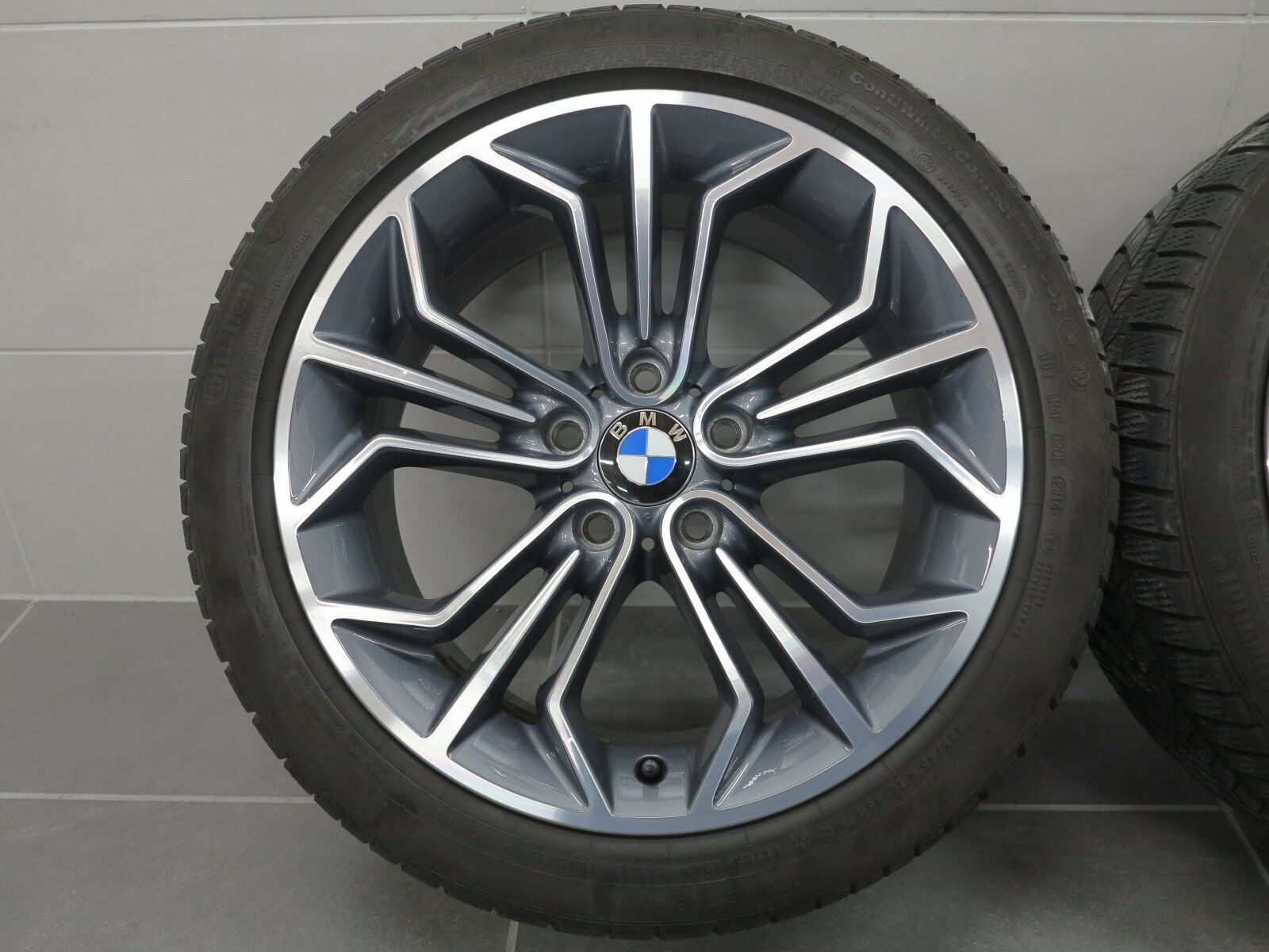18 pouces roues d'hiver d'origine BMW X1 E84 Styling 323 6789147 pneus d'hiver (C7)