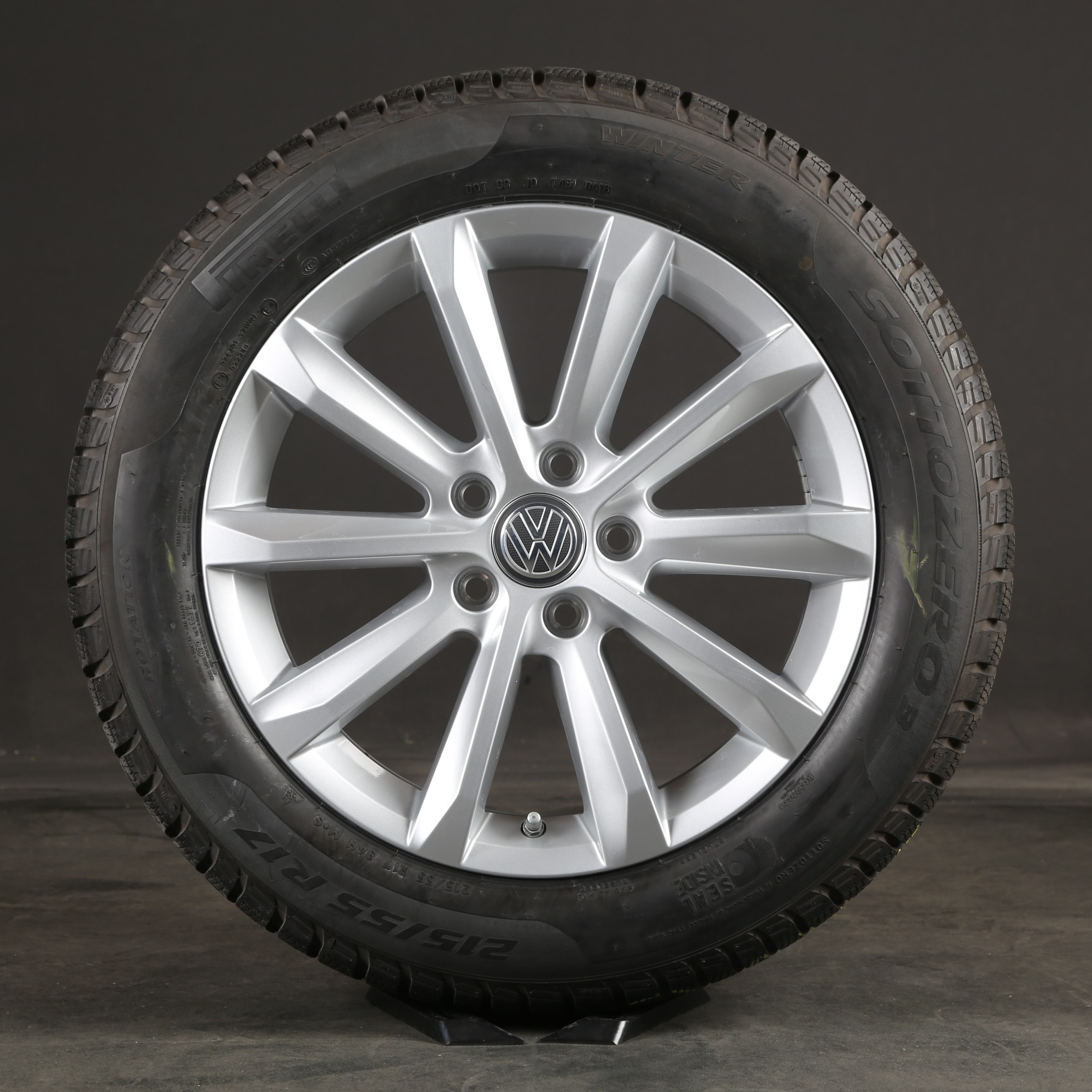 17 pouces roues d'hiver d'origine VW Passat B8 Helsinki 3G0601025C pneus d'hiver