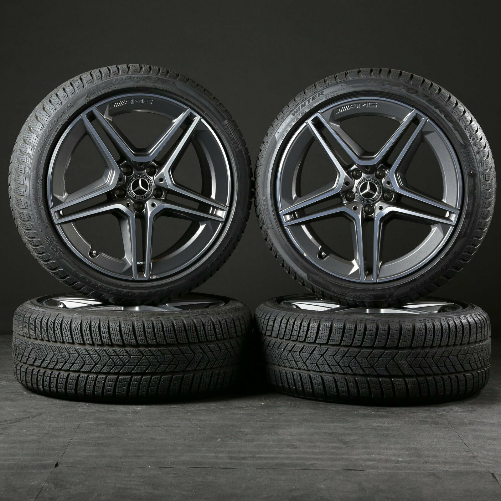 19 pouces roues d'hiver originales Mercedes CLS Coupé C257 AMG jantes A2574011500