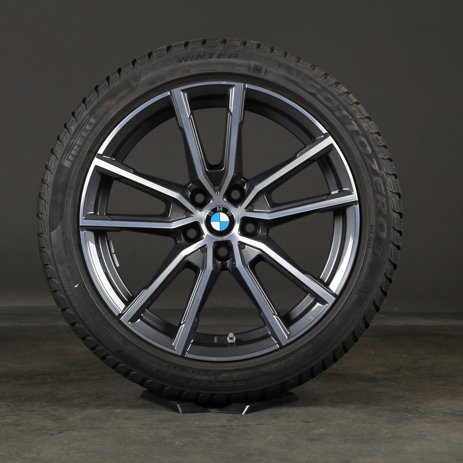 18 pouces roues d'hiver d'origine BMW Série 3 G20 G21 Série 4 G22 G23 780 6883522