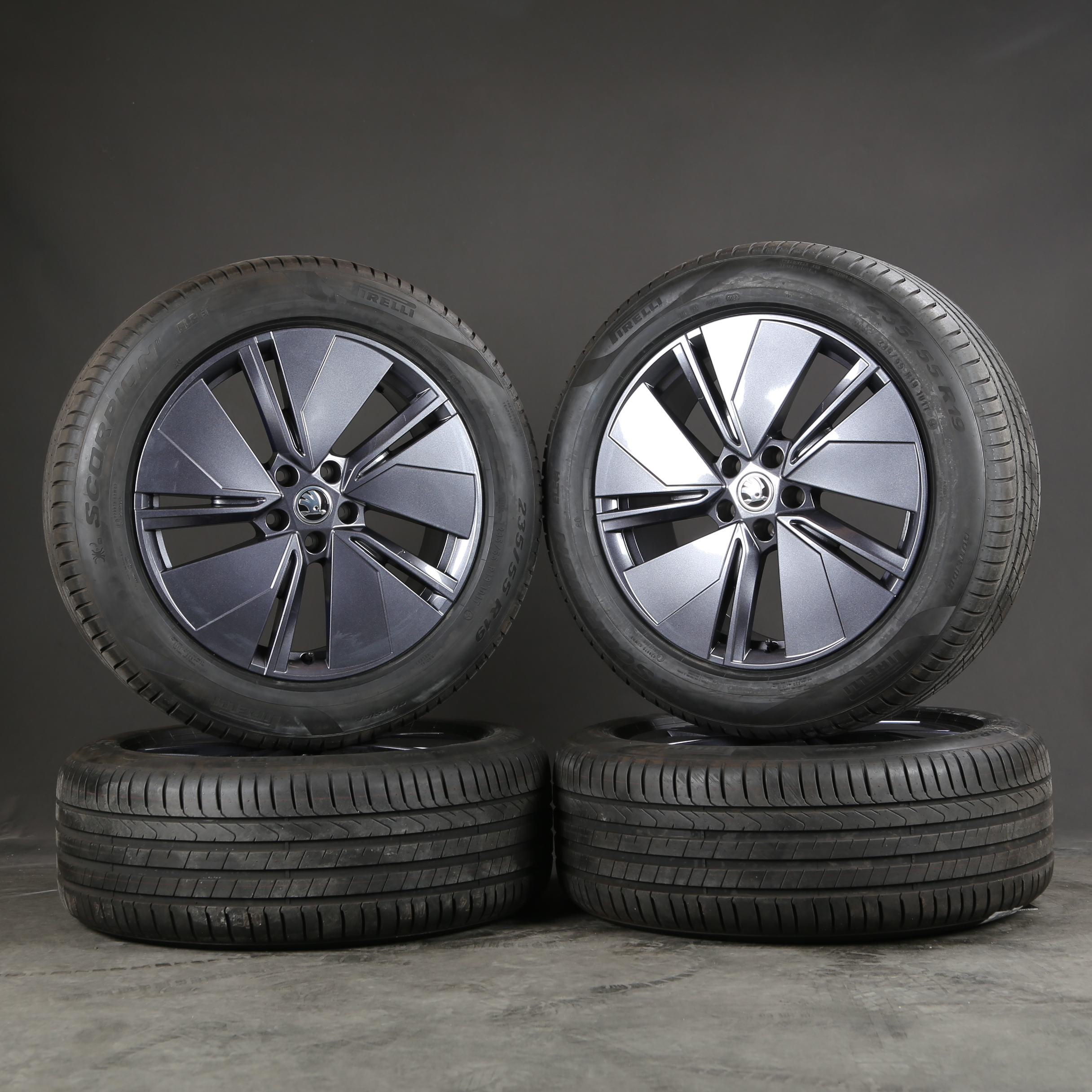 19 pouces roues d'été d'origine Skoda Enyaq iV Regulus 5LA601025G pneus d'été