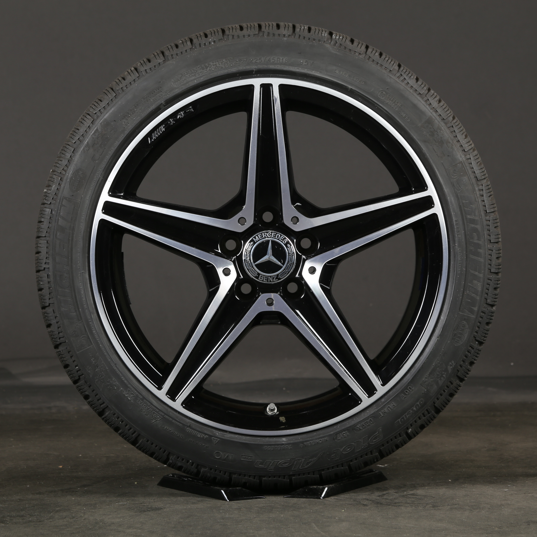 18 pouces roues d'hiver d'origine Mercedes C43 C450 AMG W205 S205 A2054014800